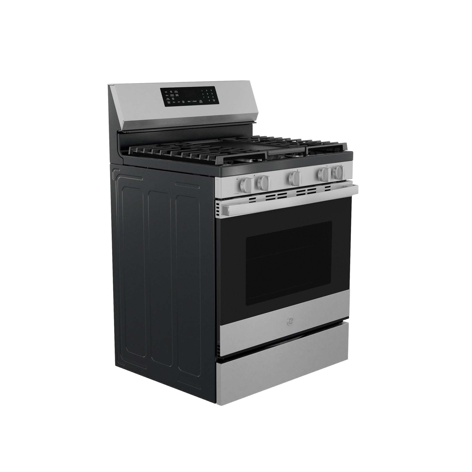 30” Smart Free-Standing Gas Convection Range with No Preheat Air Fry and EasyWash Oven Tray view 8