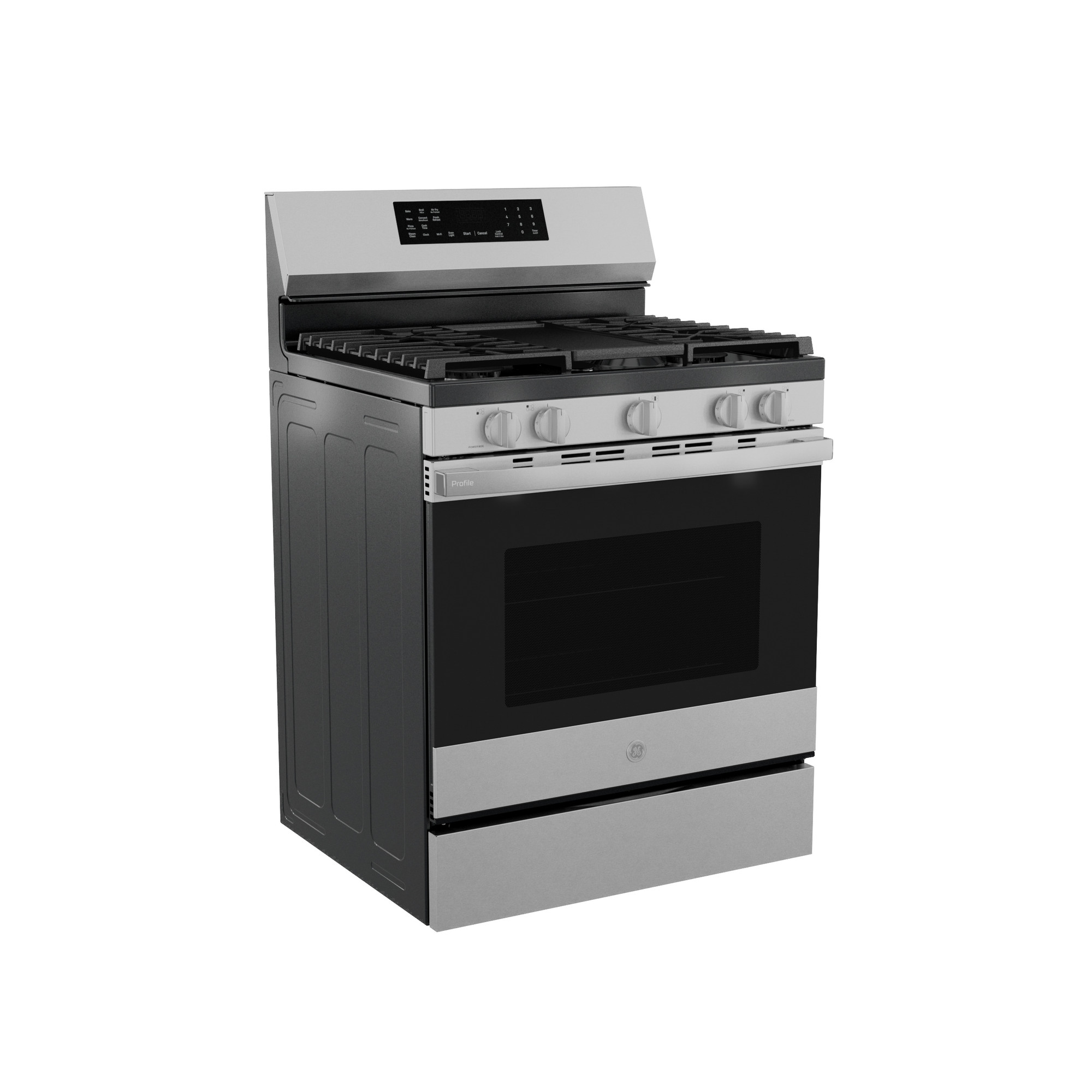 30” Smart Free-Standing Gas Convection Range with No Preheat Air Fry and EasyWash Oven Tray view 7
