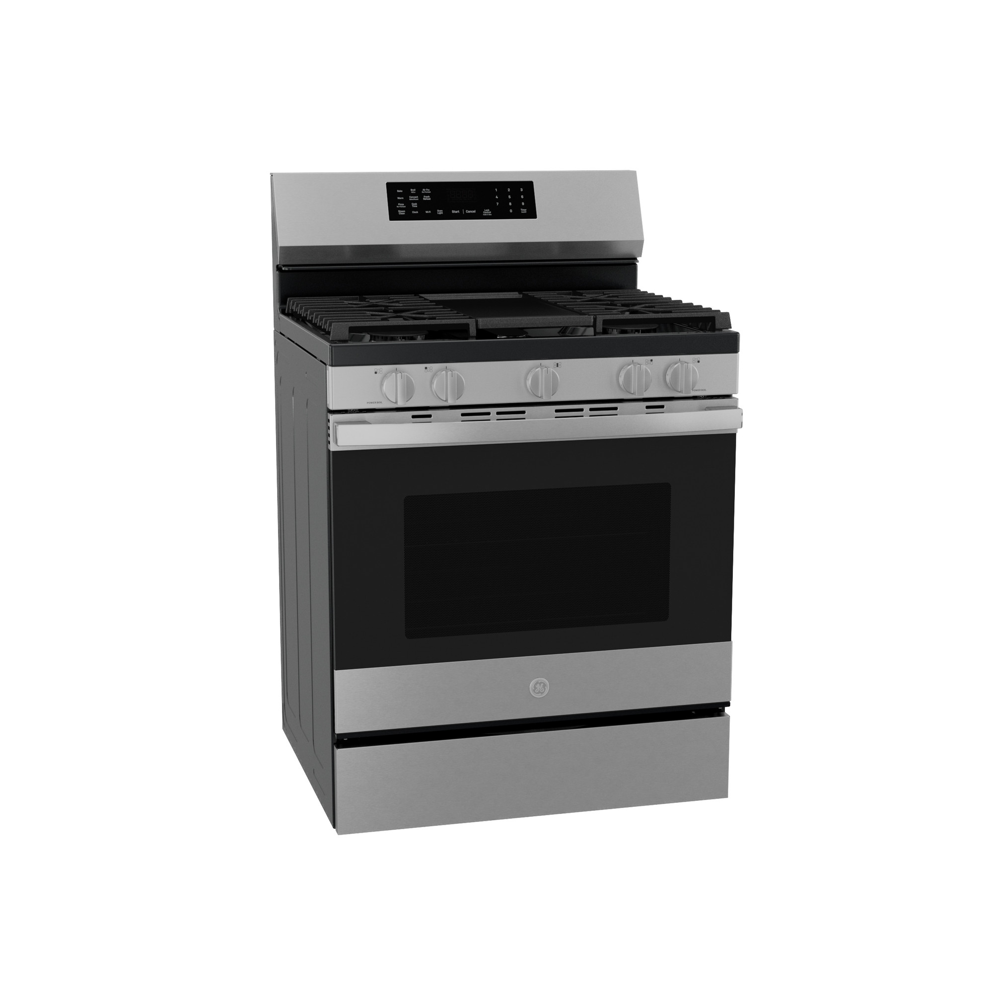 30” Smart Free-Standing Gas Convection Range with No Preheat Air Fry and EasyWash Oven Tray view 6