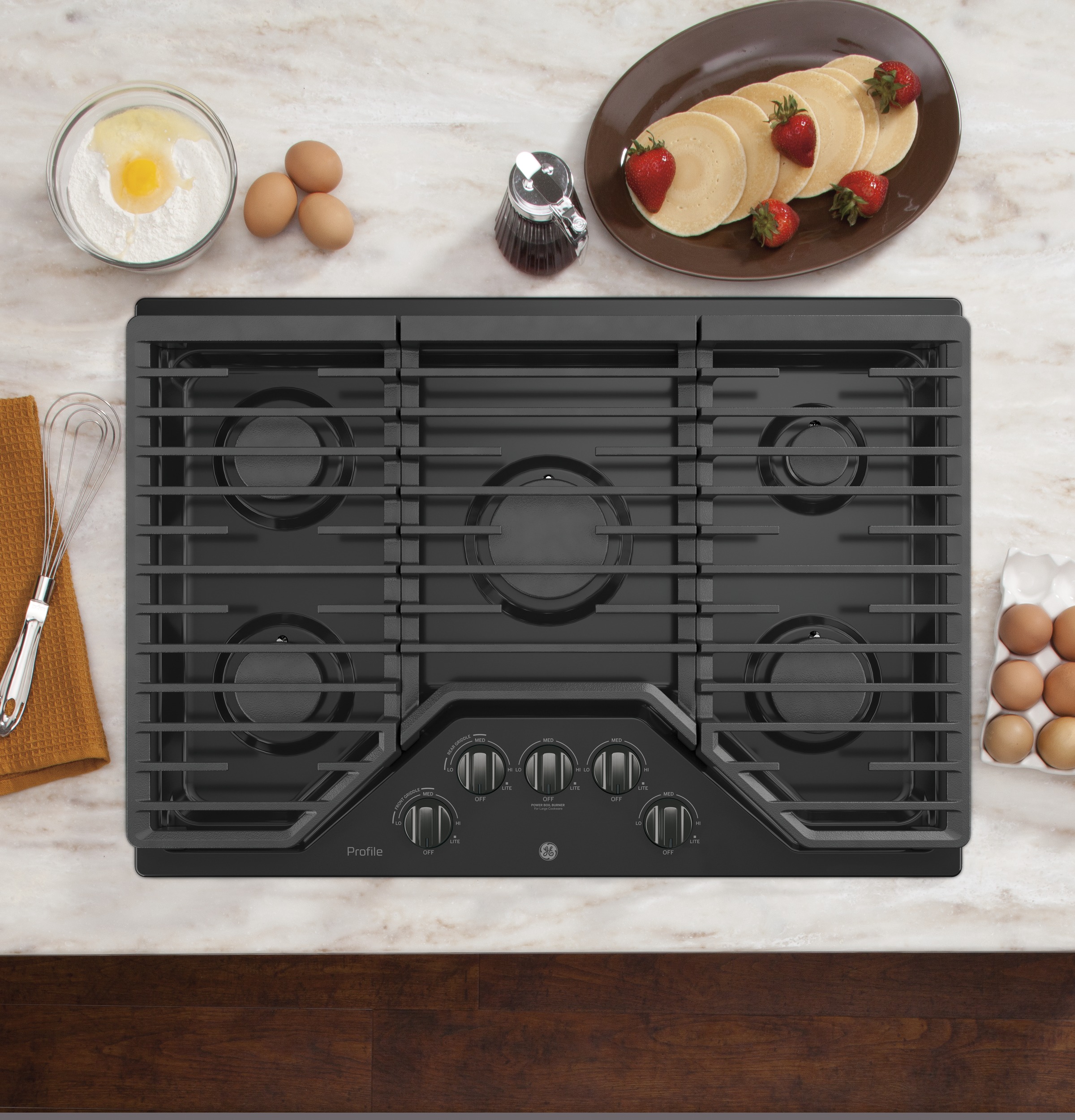 30" Built-In Gas Cooktop with 5 Burners PGP7030BMTS
