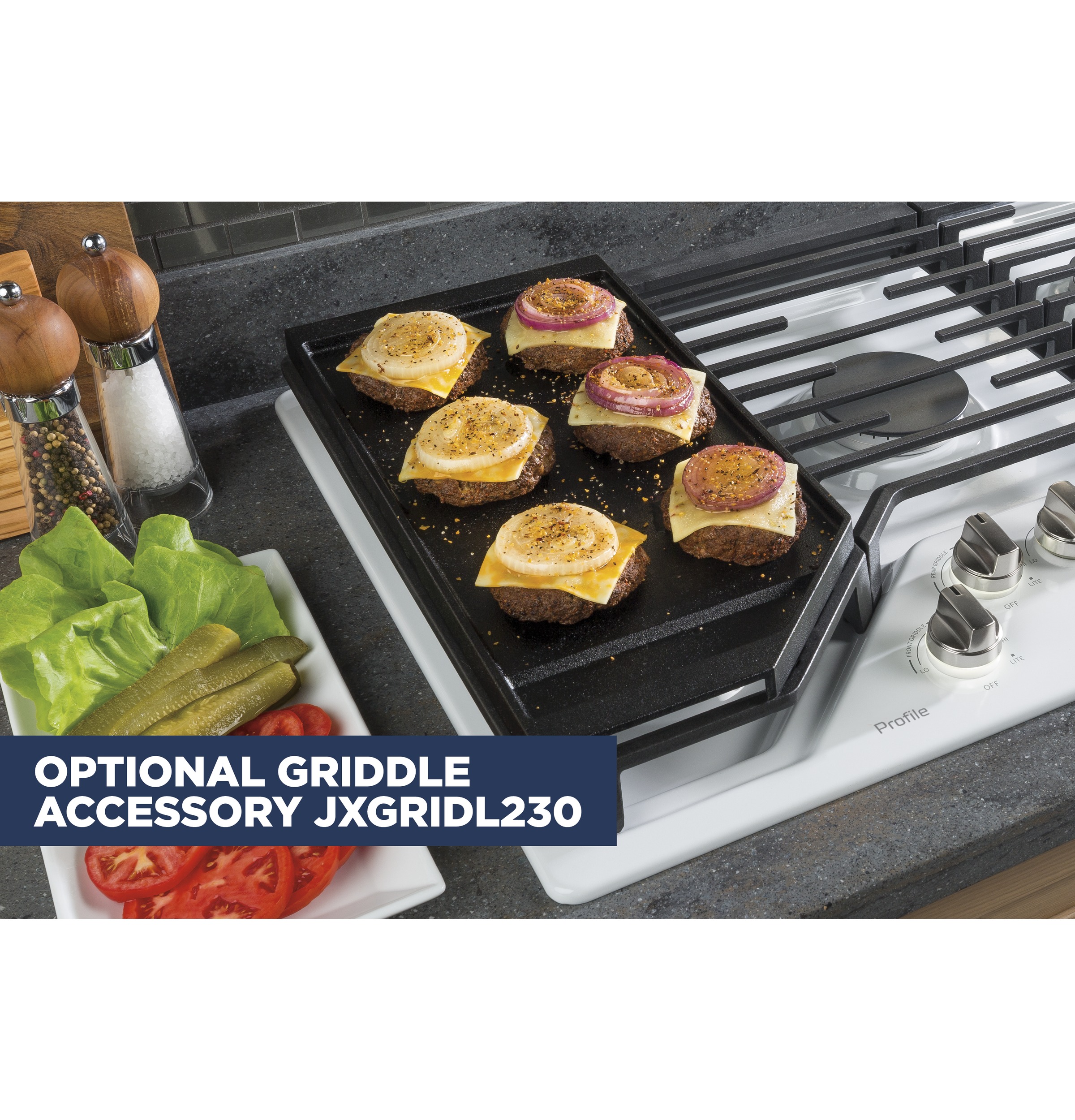 30" Built-In Gas Cooktop with 5 Burners PGP7030DLWW