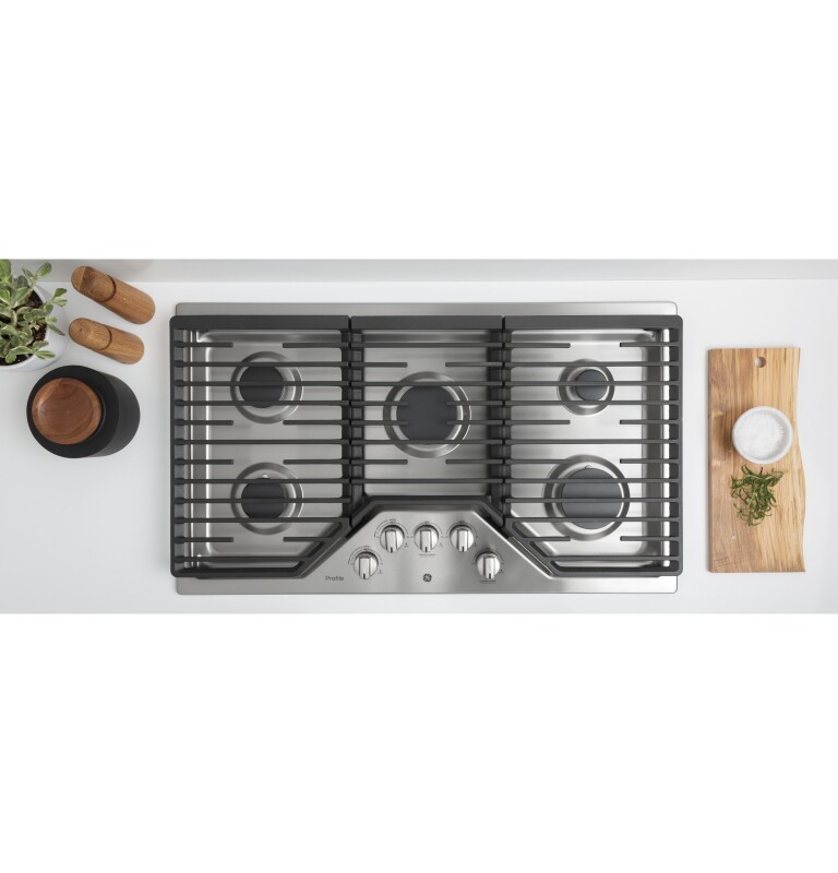 36" Built-In Gas Cooktop with Five Burners view 5