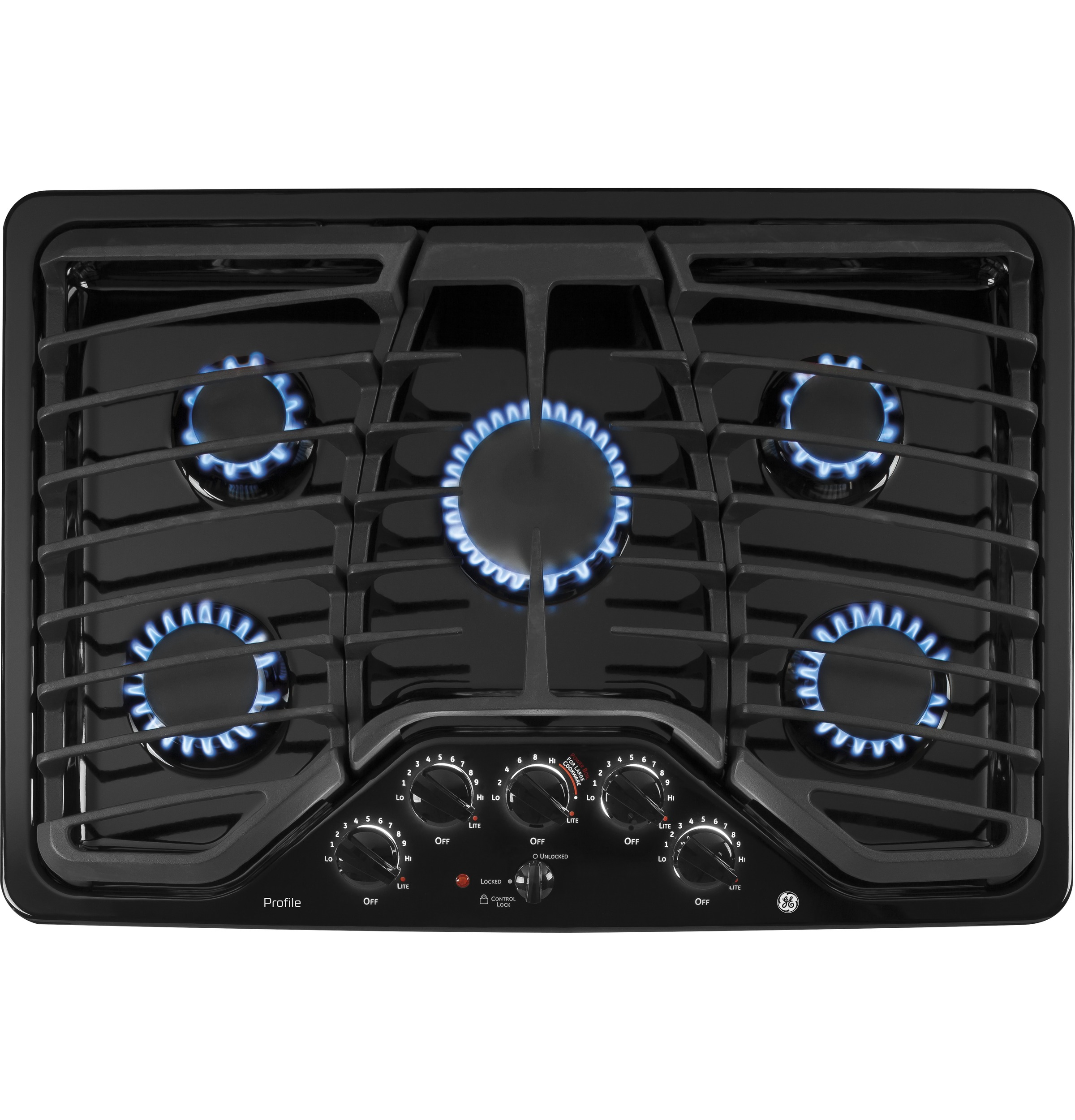 Series 30" Built-In Gas Cooktop PGP953DETBB