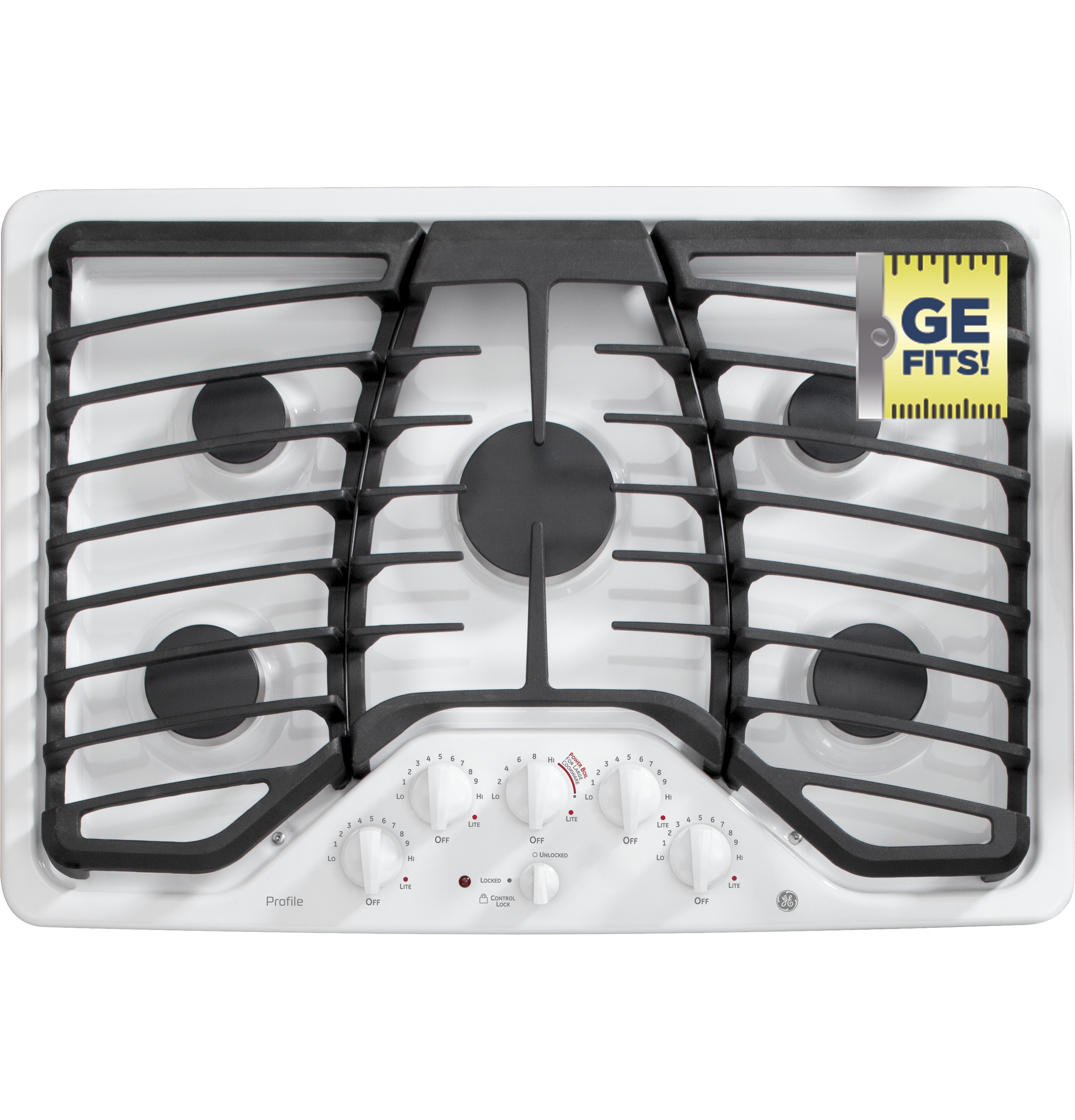 Series 30" Built-In Gas Cooktop PGP953DETWW