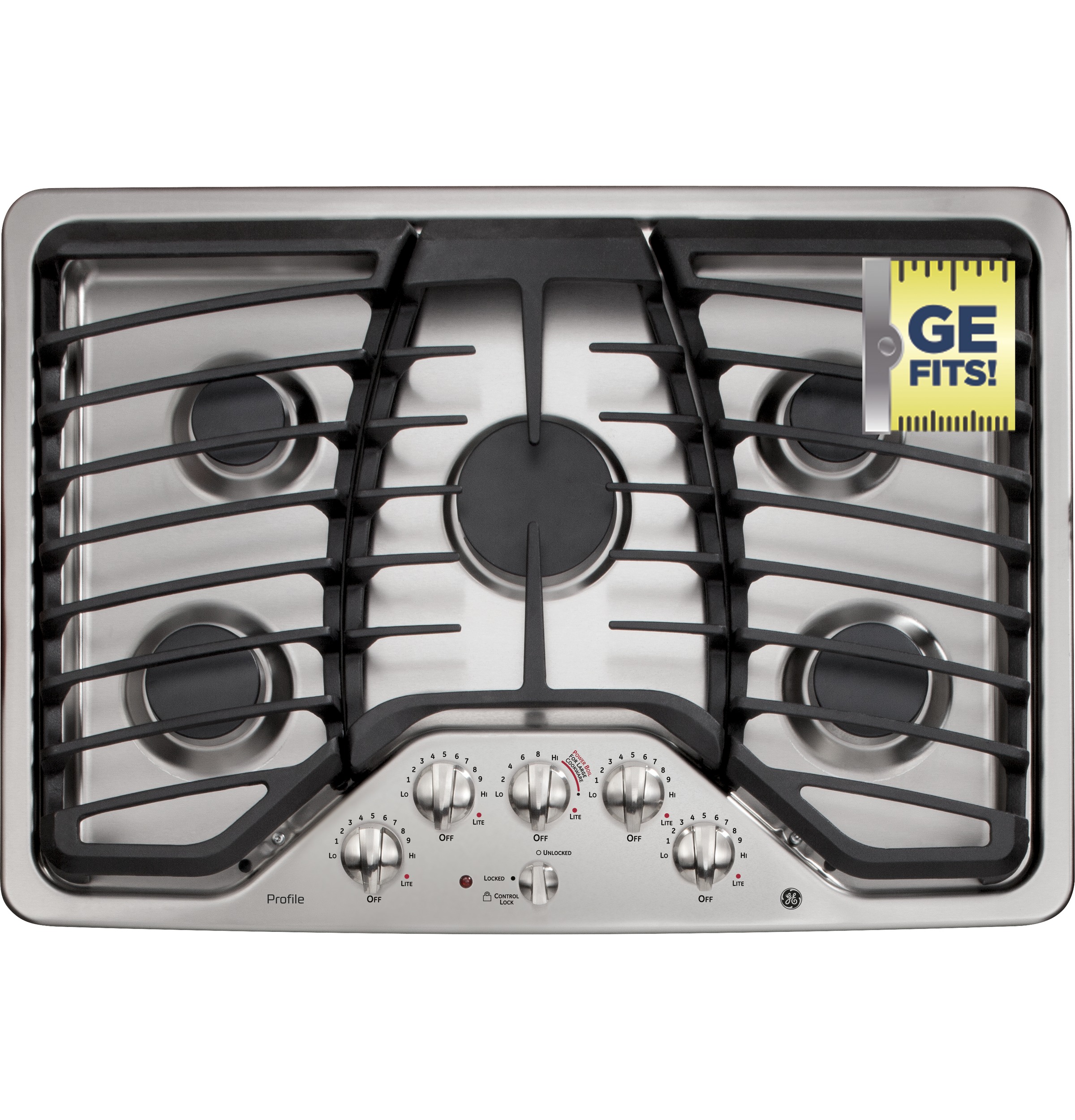 Series 30" Built-In Gas Cooktop PGP953SETSS