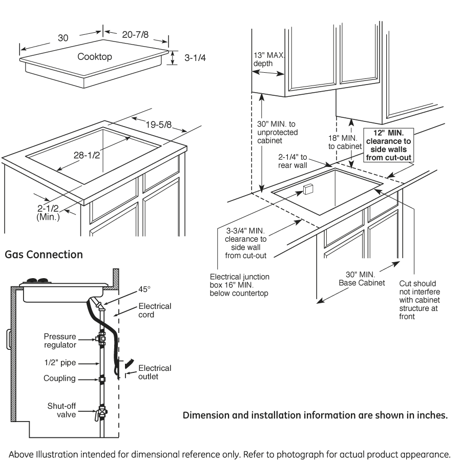 Series 30" Built-In Gas Cooktop PGP959SETSS