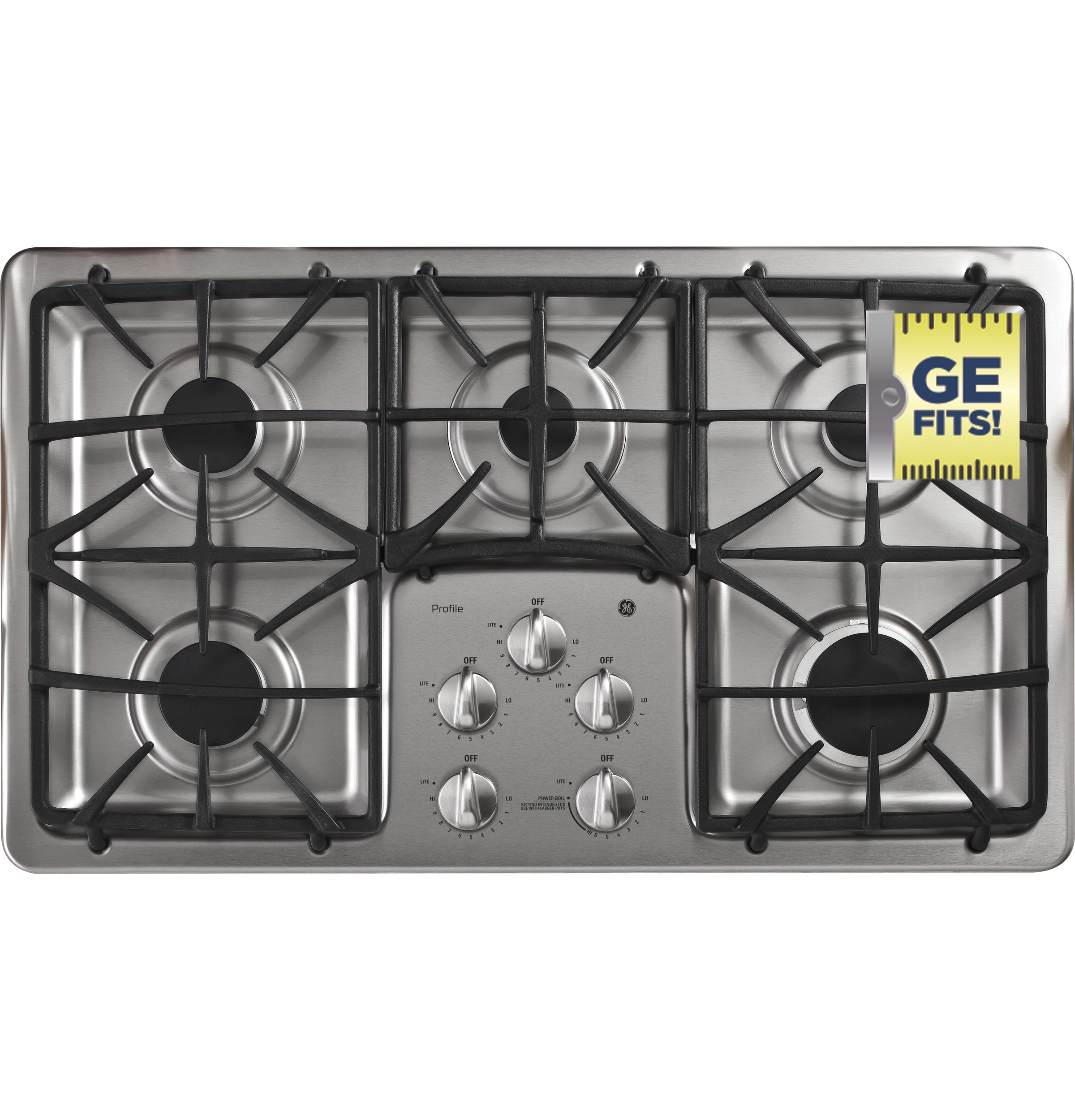 Series 36" Built-In Gas Cooktop view 3