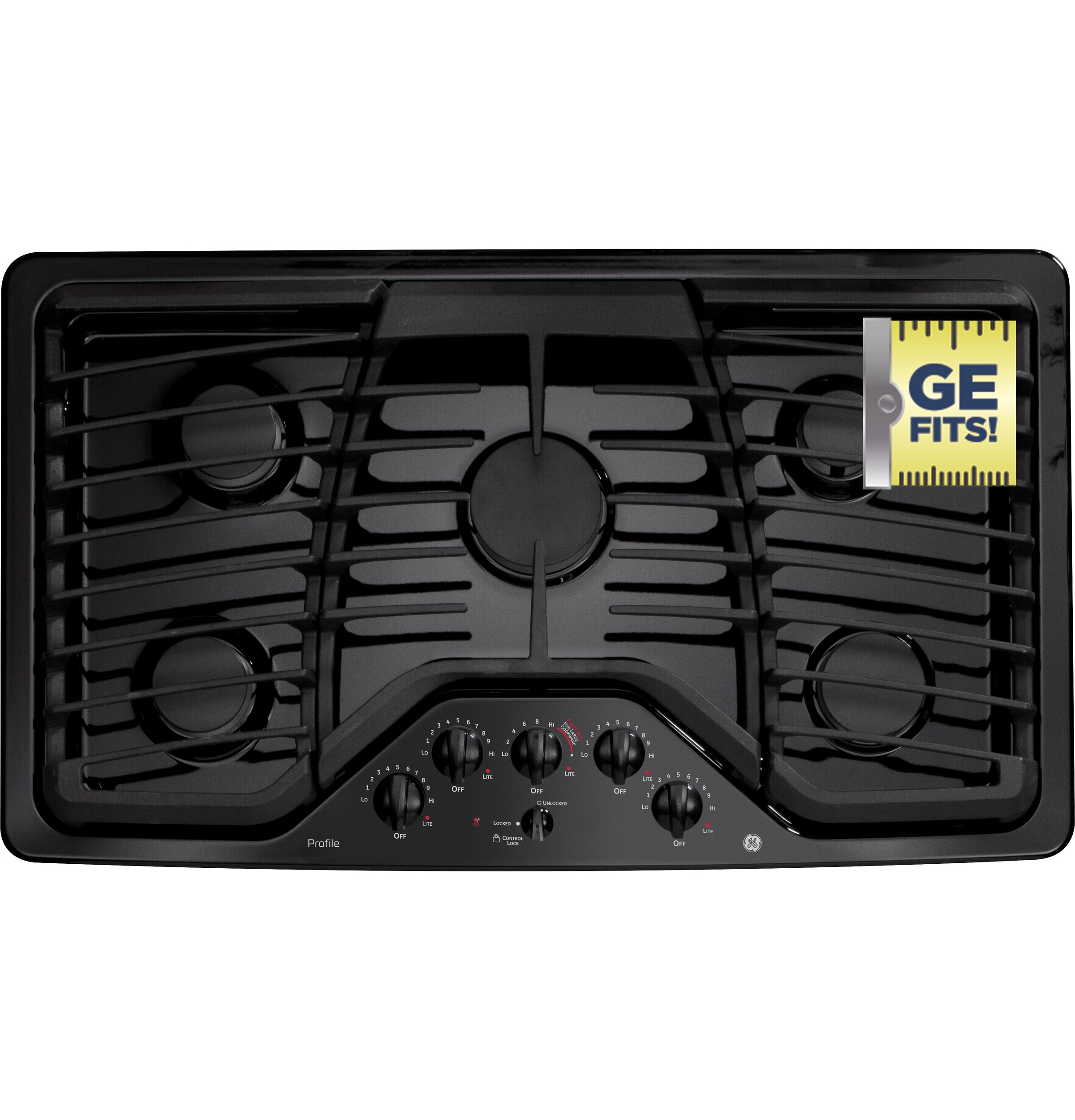 Series 36" Built-In Gas Cooktop PGP976DETBB