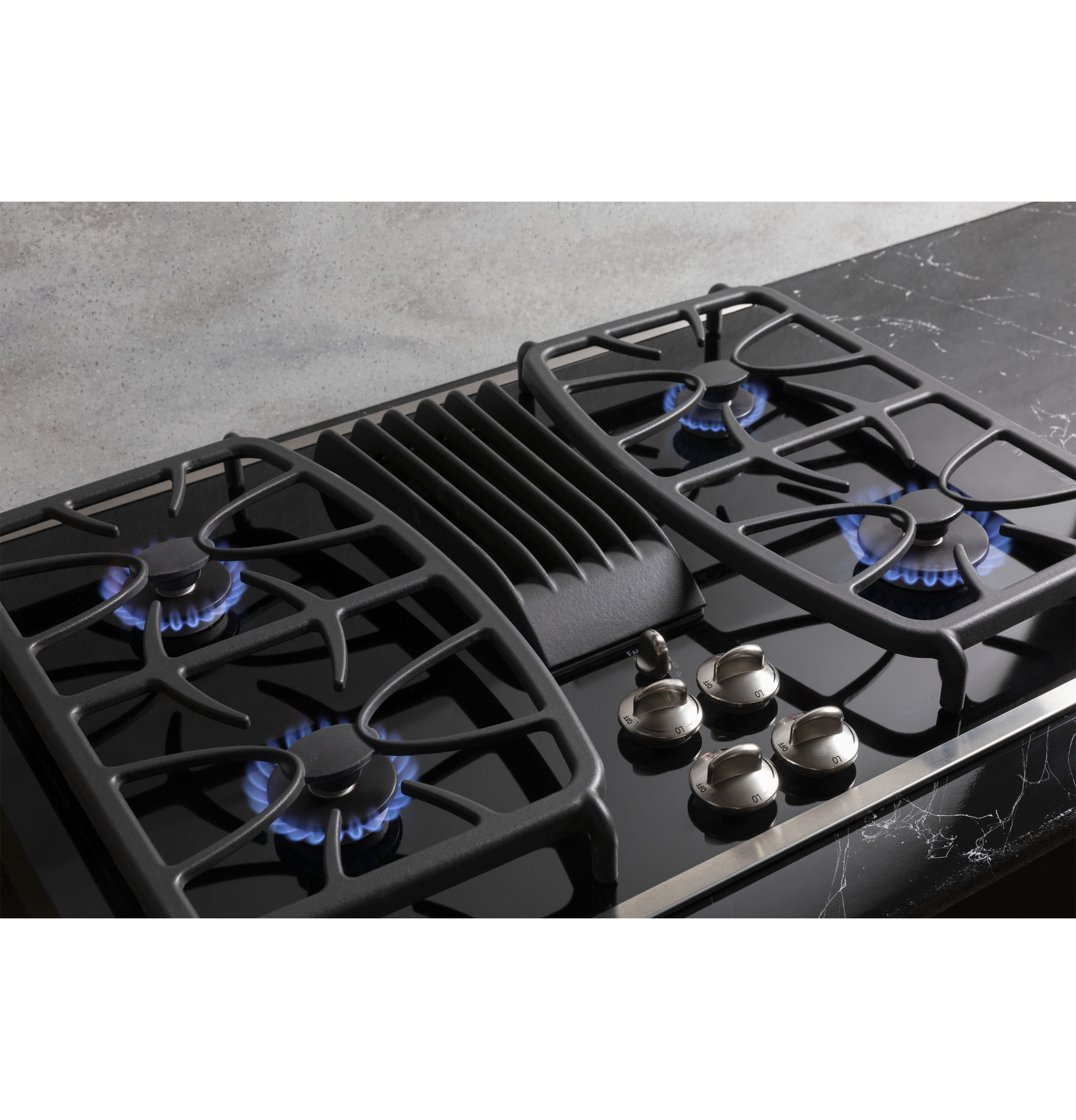30" Built-In Gas Downdraft Cooktop view 2