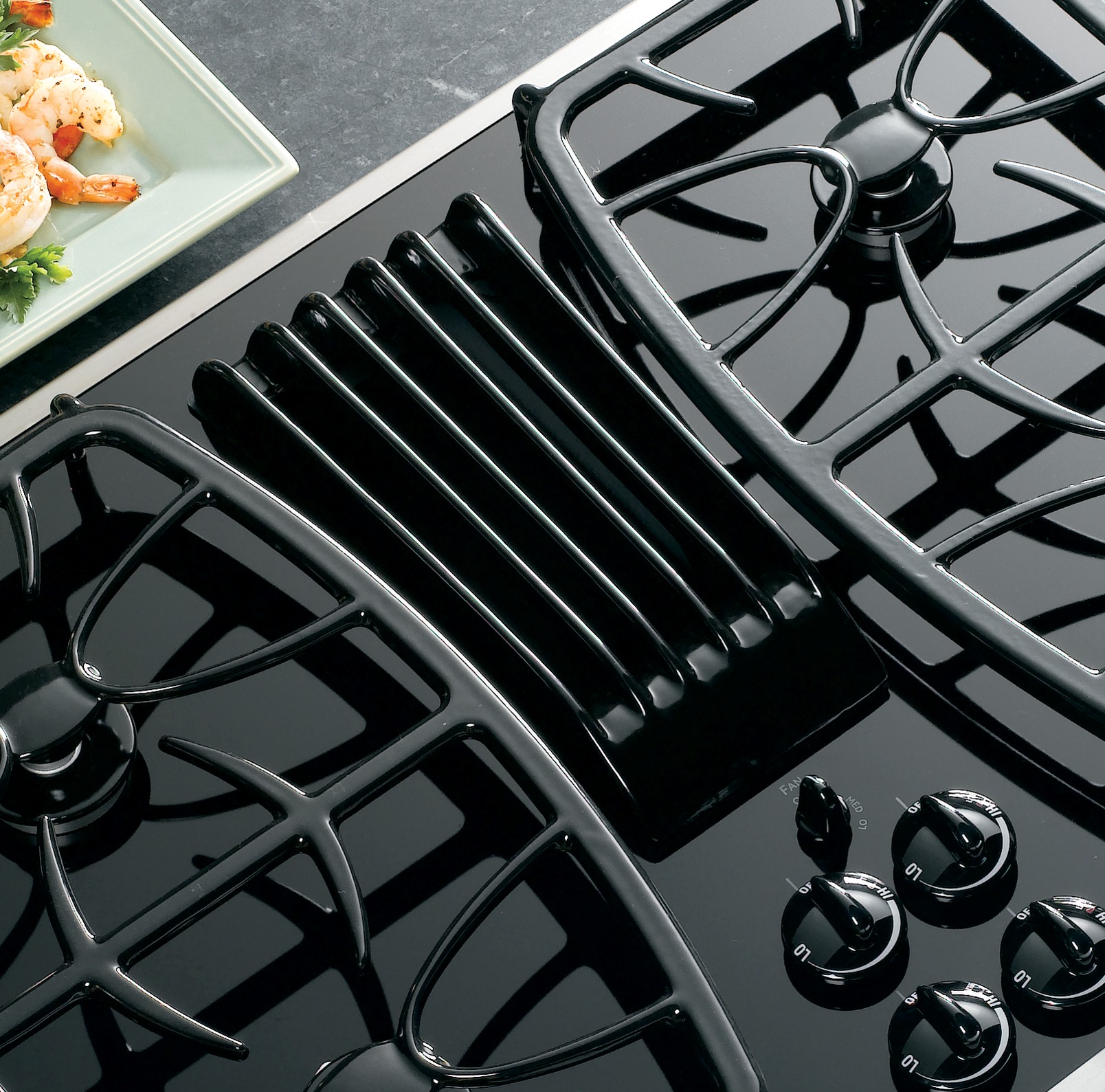 Series 30" Built-In Gas Downdraft Cooktop PGP989SNSS