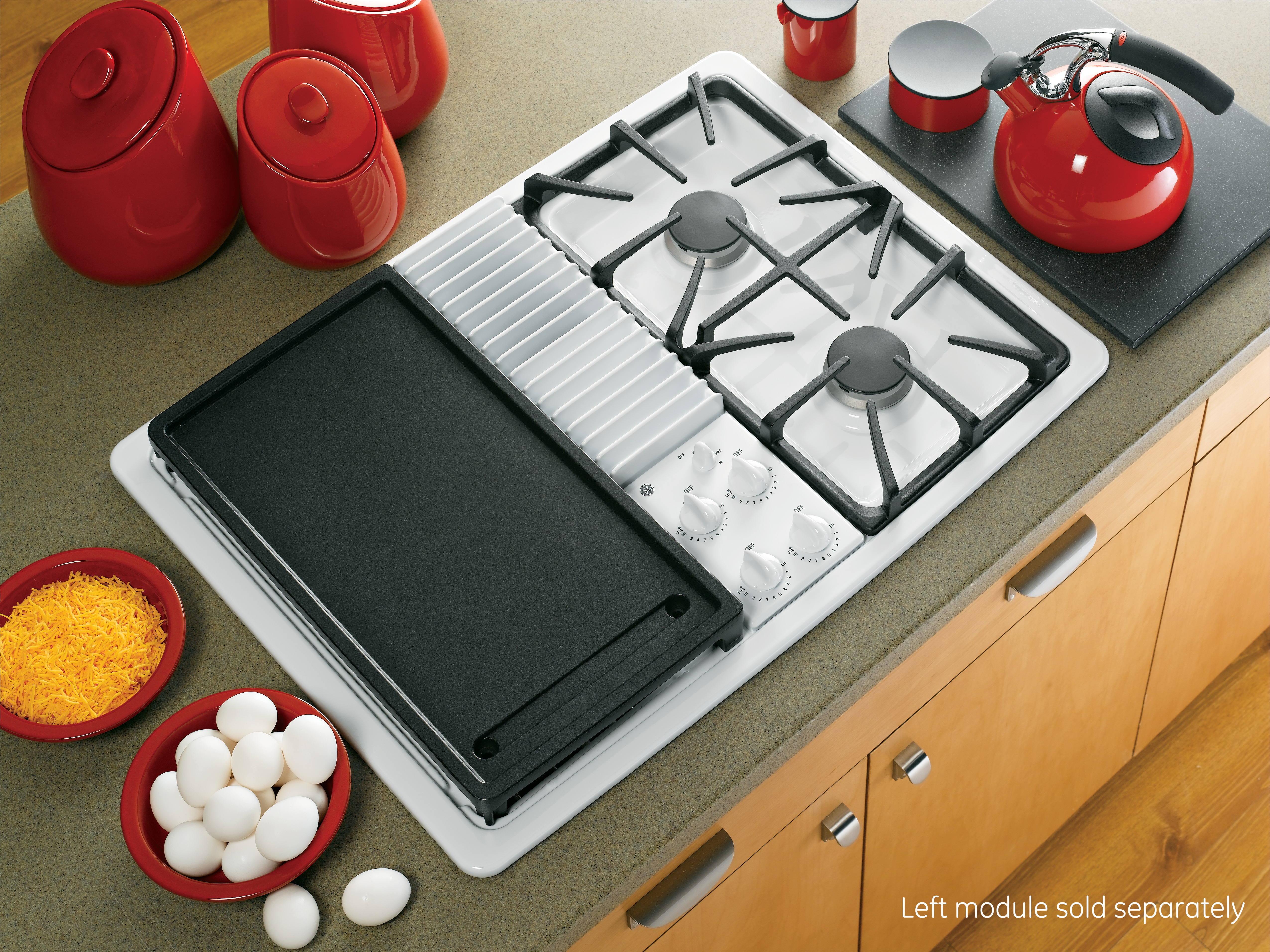 Series Built-In Downdraft Gas Modular Cooktop view 2