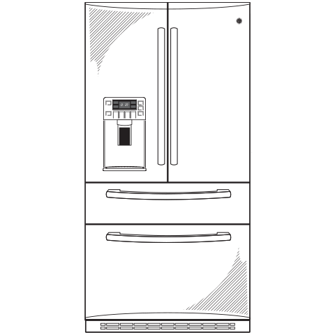 Series 24.8 Cu. Ft. Refrigerator with Armoire Styling PGS25KSESS
