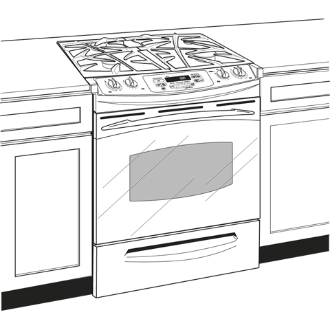 30" Slide-In Gas Range PGS908DEPWW, product image 2 of 3