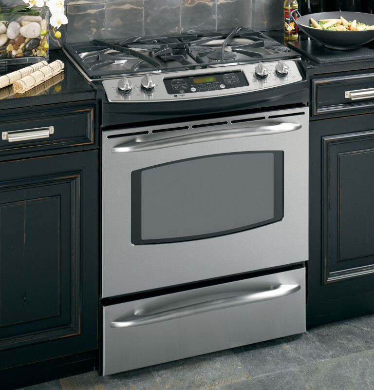 GE Profile 30" Slide-In  Gas Range Stainless Steel PGS908SEMSS Picture 1