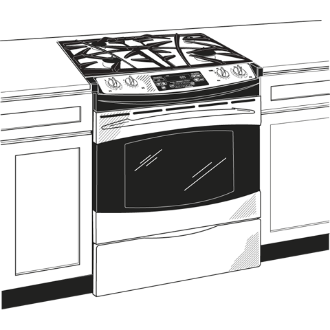 30" Slide-In Gas Range PGS908SEPSS, product image 2 of 3