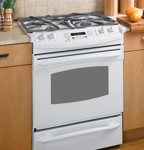 30" Slide-In Gas Range PGS908WEMWW, product image 2 of 4