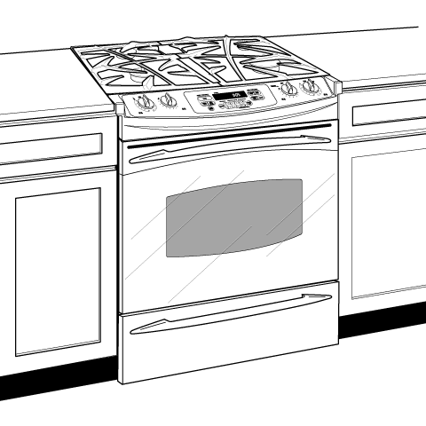 30" Slide-In Gas Range PGS908WEMWW, product image 3 of 4