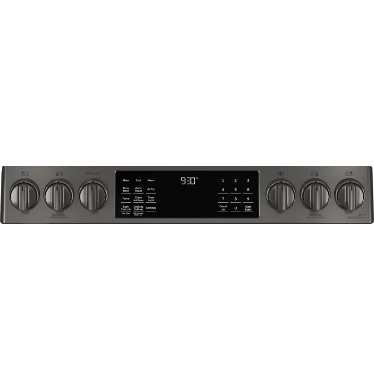 30" Smart Slide-In Front-Control Gas Range with No Preheat Air Fry PGS930BPTS