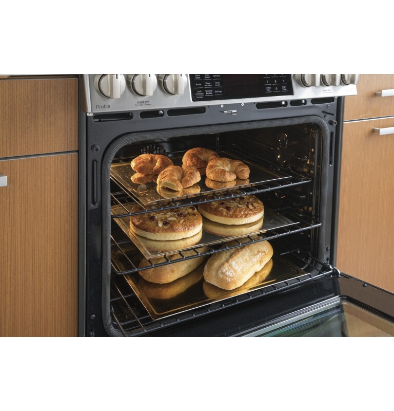 30" Smart Slide-In Front-Control Gas Range PGS930SELSS, product image 11 of 23