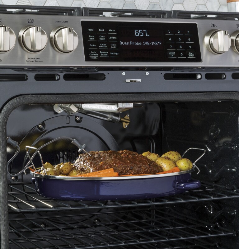30" Smart Slide-In Front-Control Gas Range PGS930SELSS, product image 13 of 23