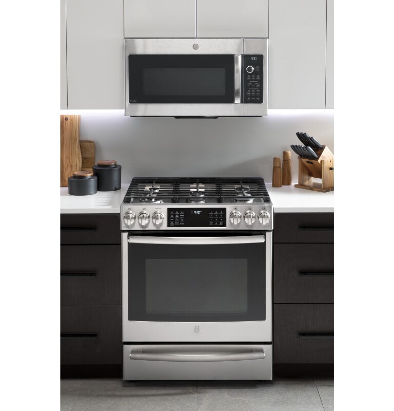 30" Smart Slide-In Front-Control Gas Range PGS930SELSS, product image 17 of 23