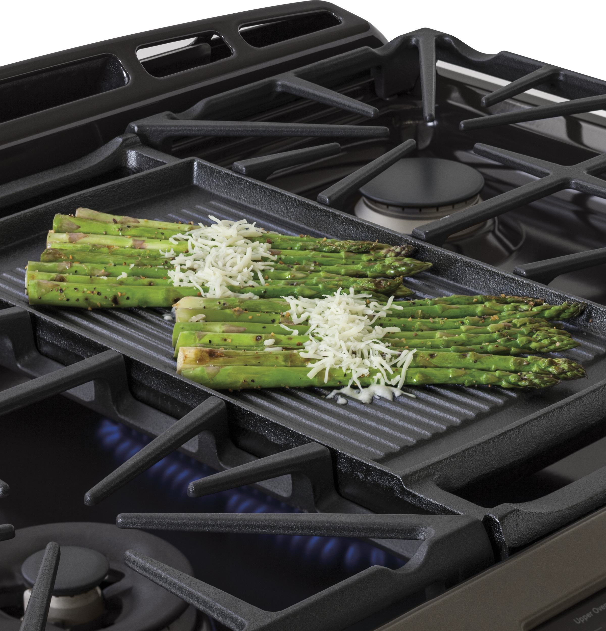 Series 30" Slide-In Front Control Double Oven Gas Range PGS950EEFES, product image 6 of 13