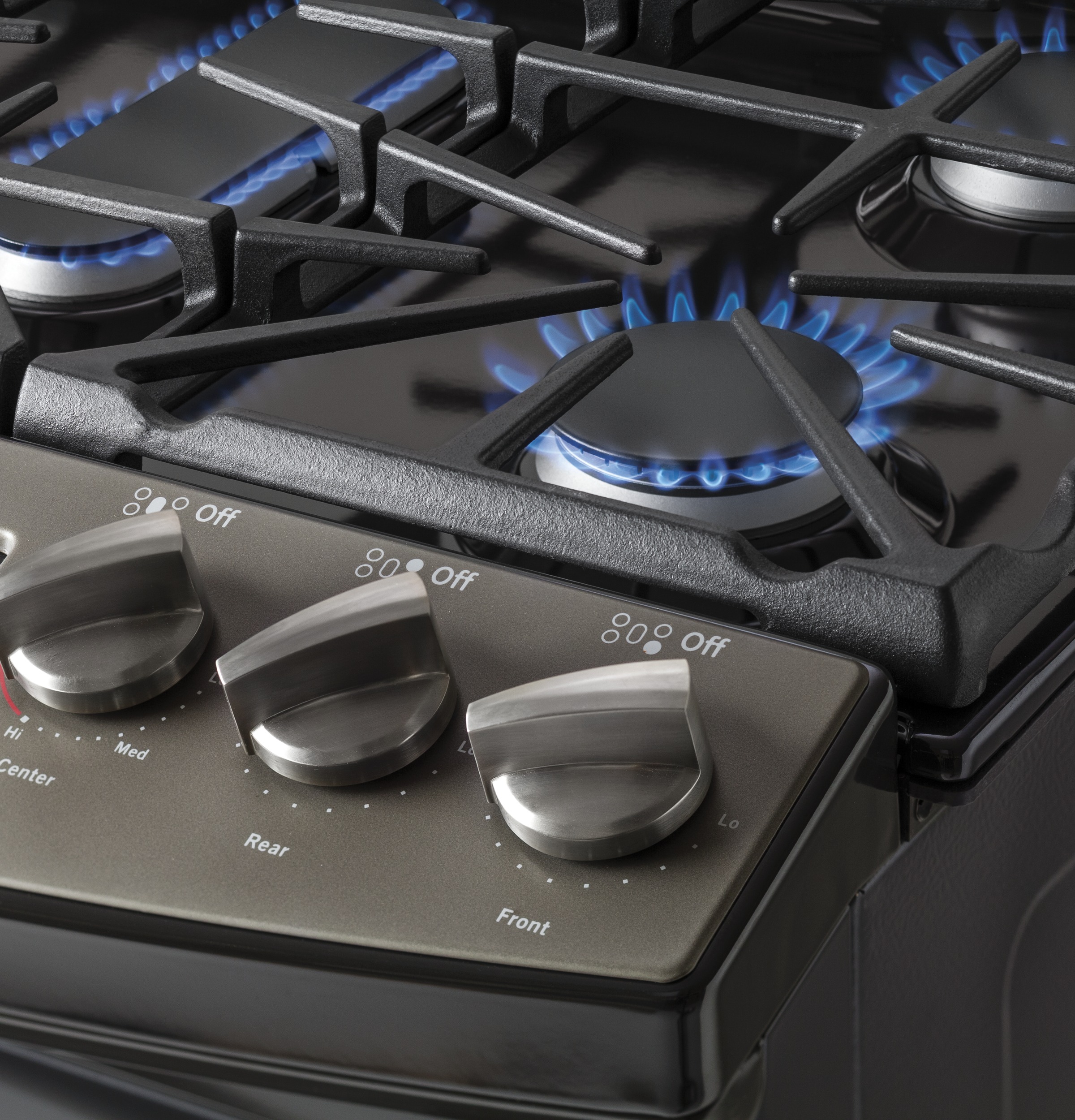 Series 30" Slide-In Front Control Double Oven Gas Range PGS950EEFES, product image 7 of 13