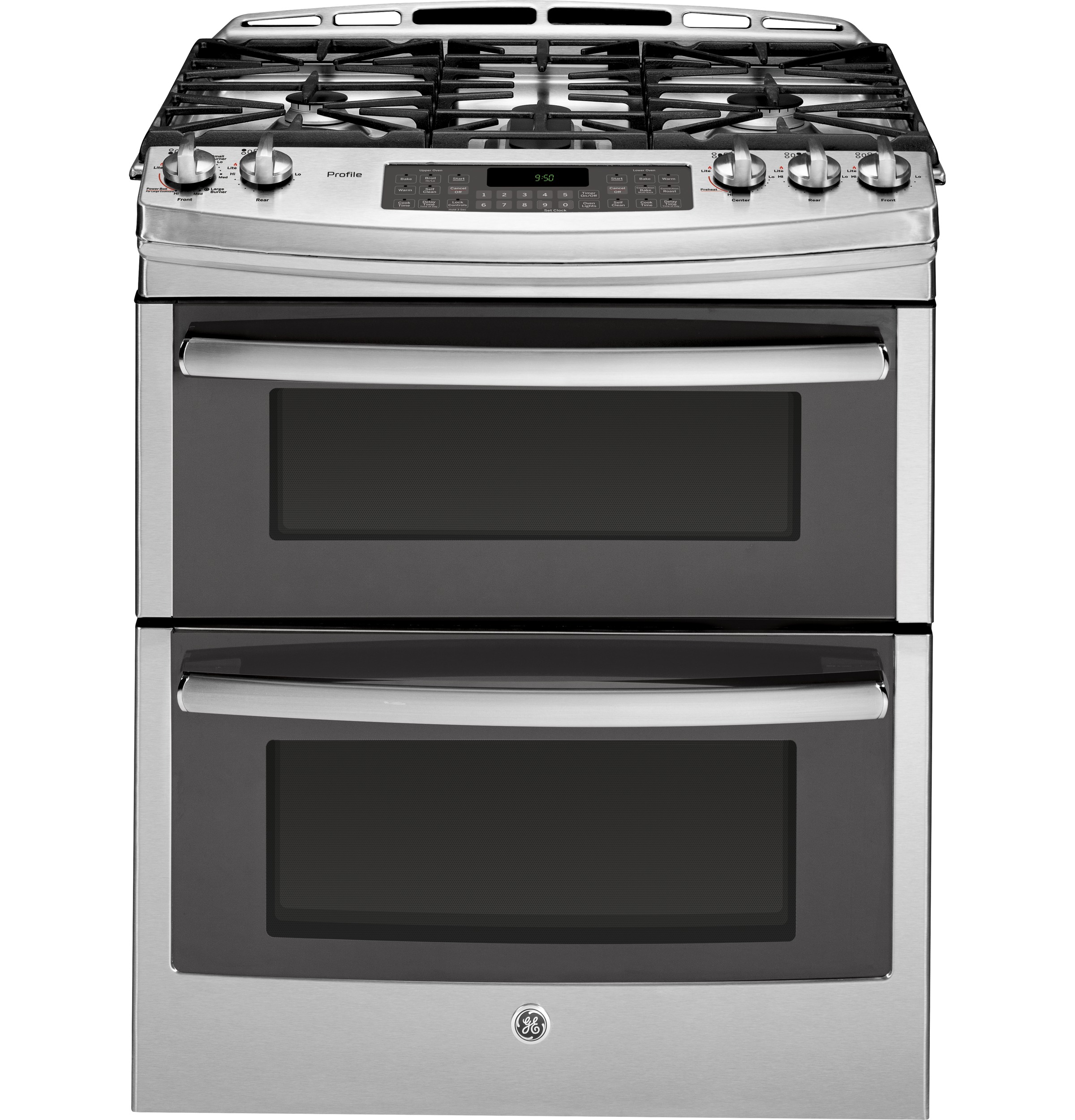 Series 30" Slide-In Front Control Double Oven Gas Range PGS950SEFSS