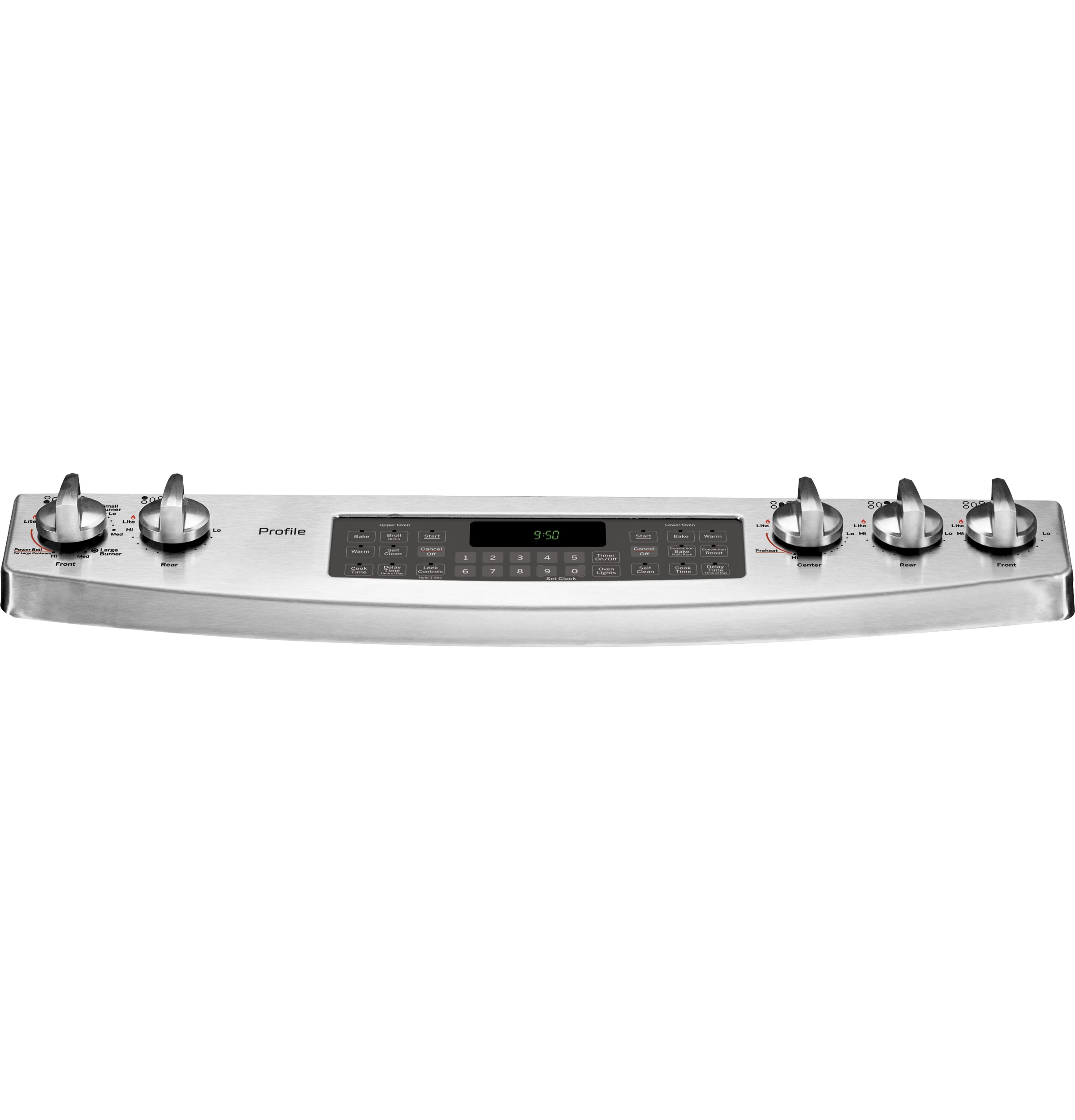 Series 30" Slide-In Front Control Double Oven Gas Range PGS950SEFSS