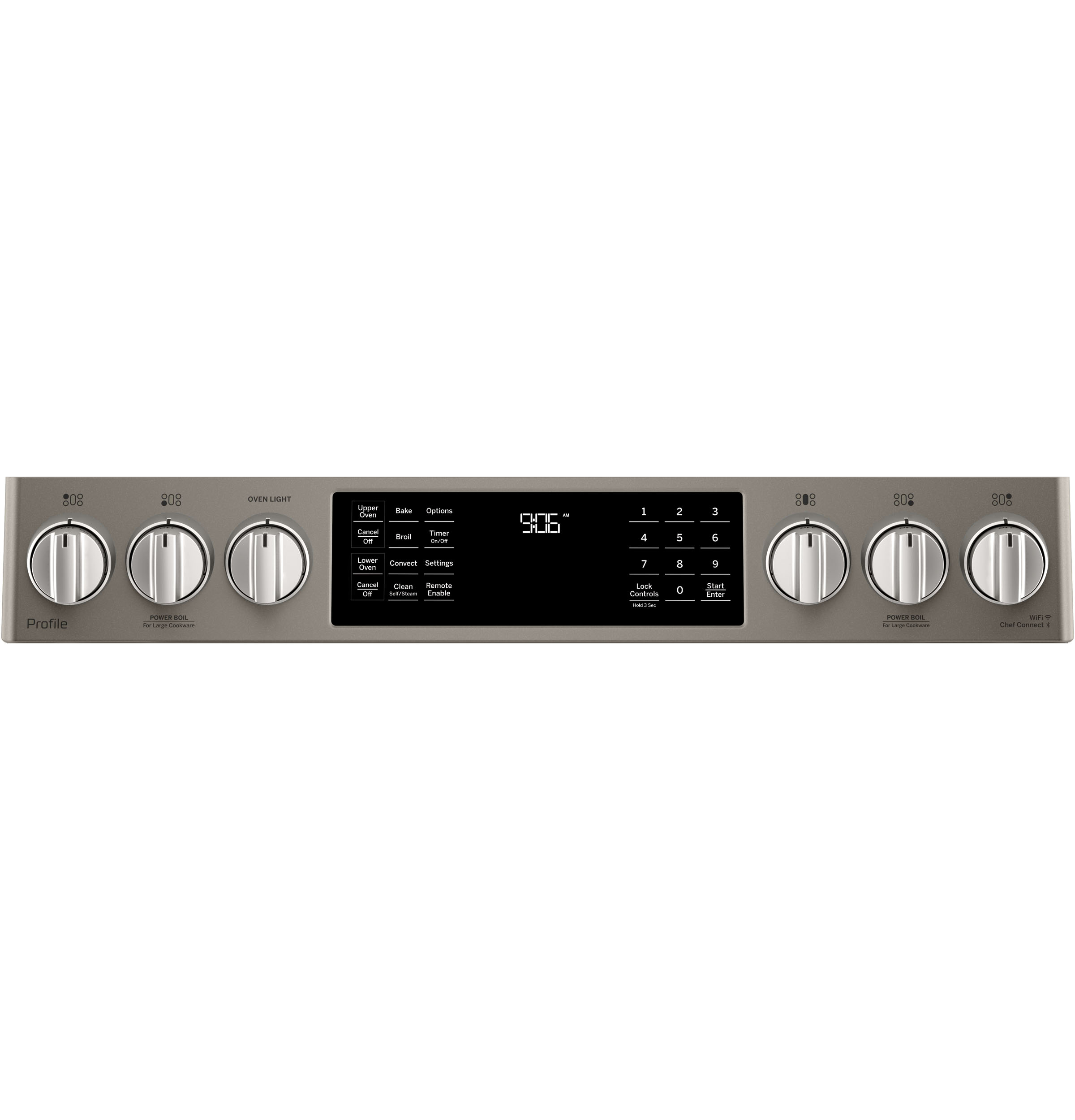 30" Smart Slide-In Front-Control Gas Double Oven Convection Range PGS960EELES