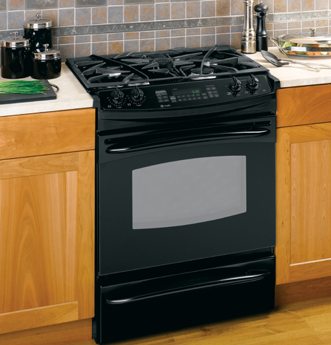 30" Slide-In Gas Range PGS968BEMBB, product image 2 of 4