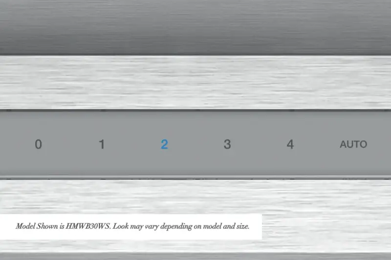 4 Fan speeds for the perfect air flow for any cooking situation