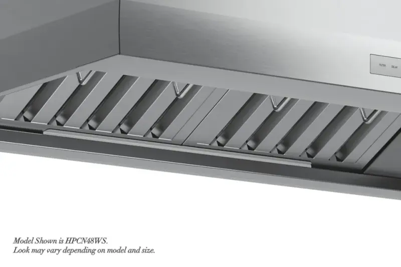 Commercial-style baffle filters are designed for heavy-duty high heat cooking