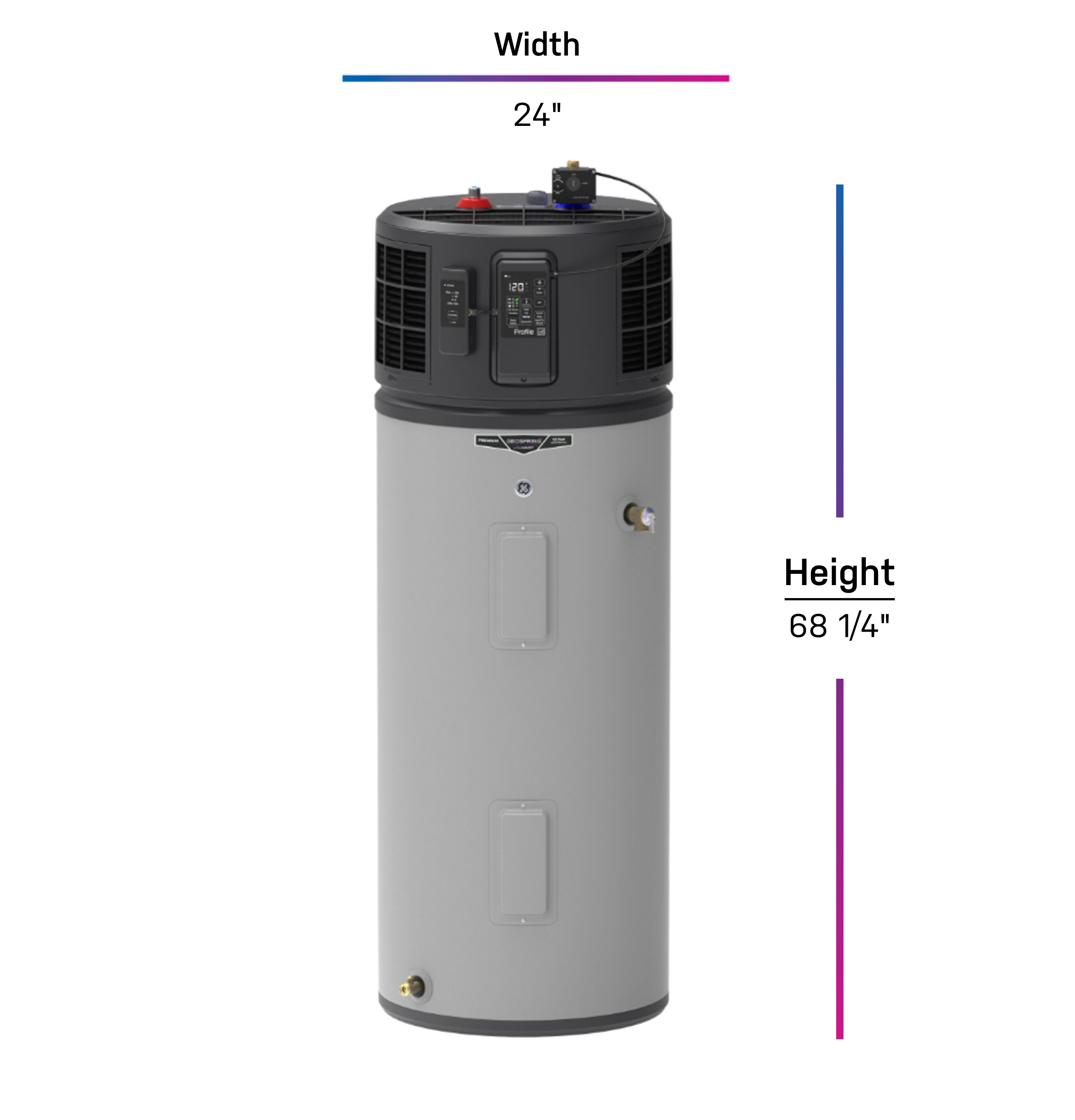 GEOSPRING Smart Hybrid Heat Pump Water Heater 50-gallon - 240V - FlexCapacity view 19