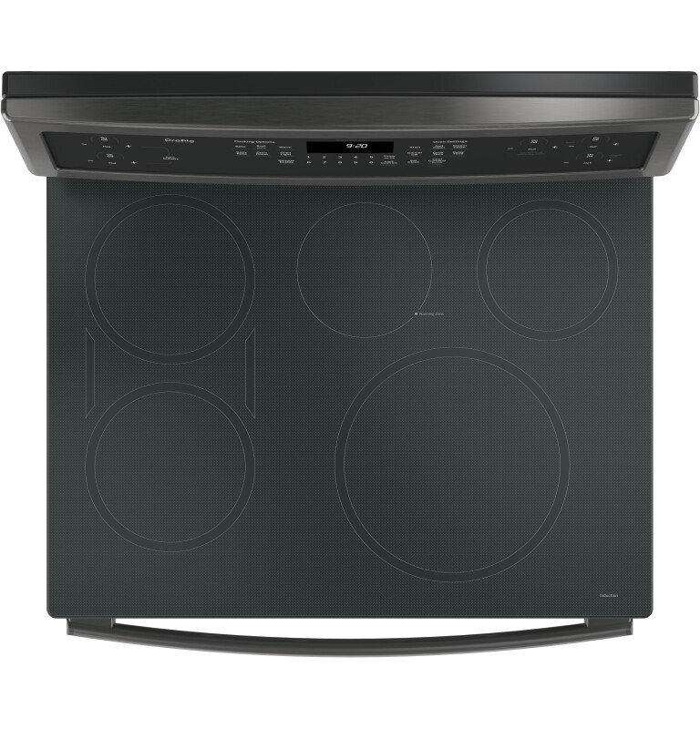 GE Profile 30" Free-Standing Convection Range with Induction Black Stainless PHB920BJTS Picture 1