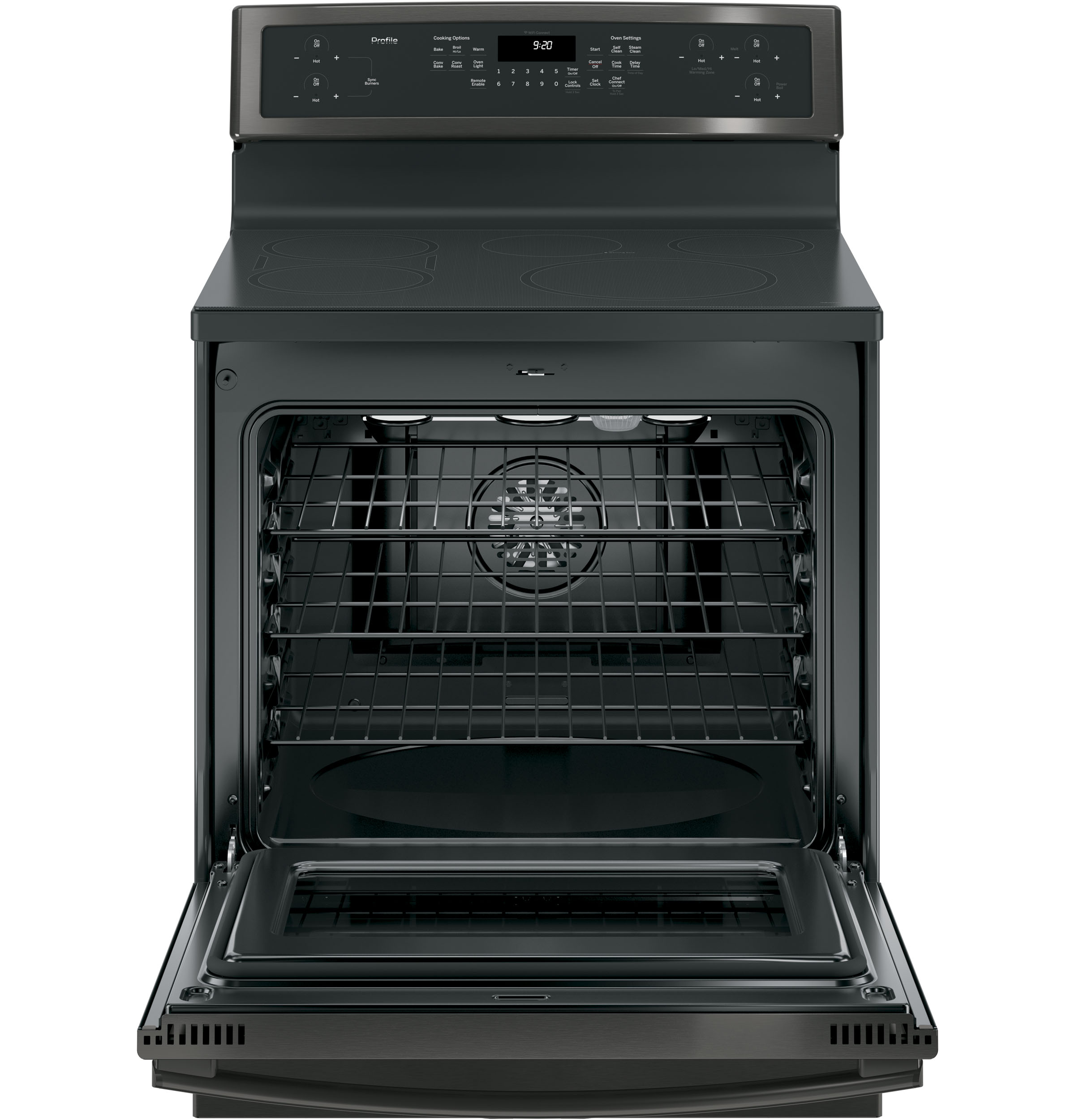 30" Free-Standing Convection Range with Induction PHB920BJTS