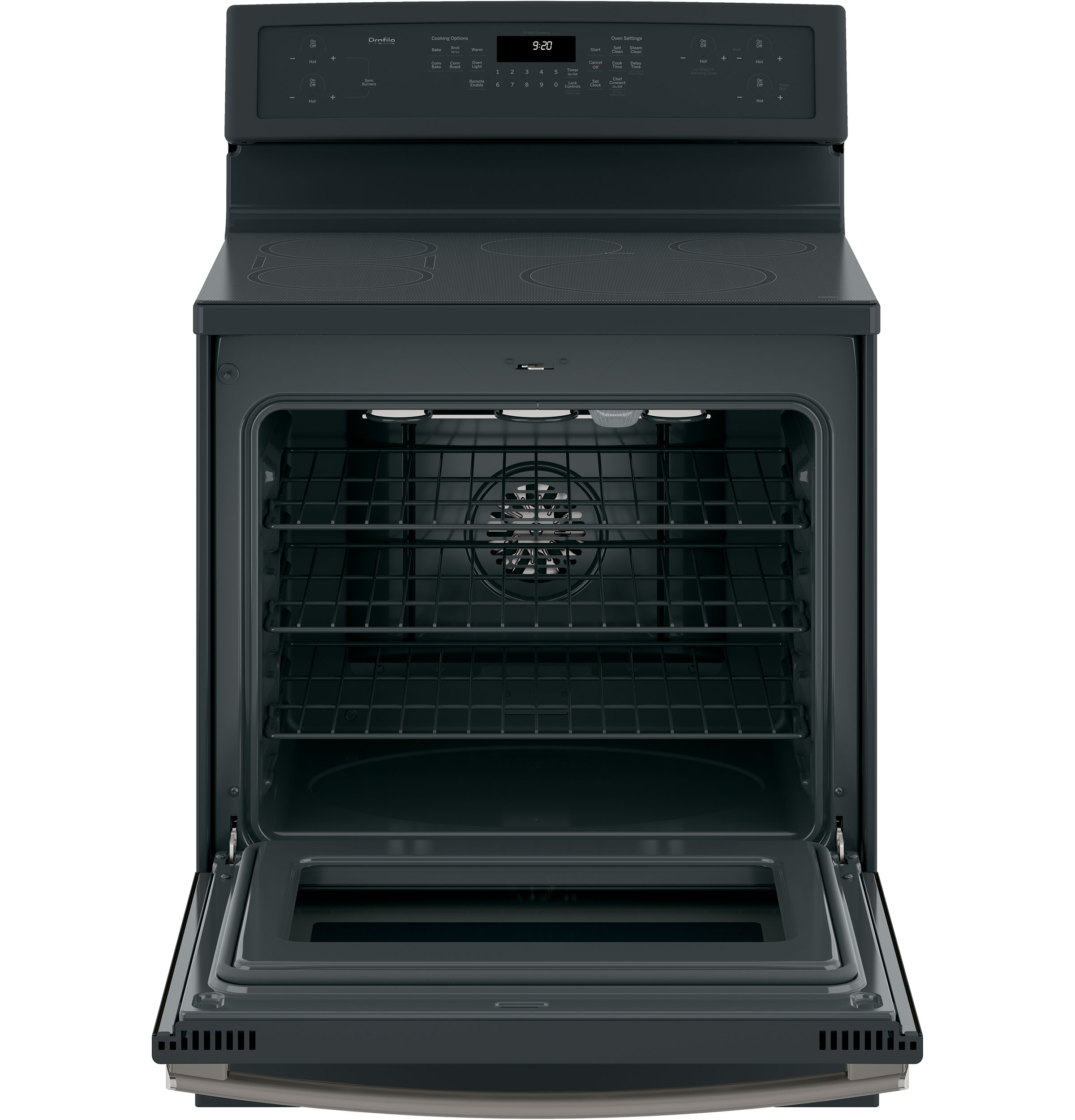 30" Smart Free-Standing Convection Range with Induction PHB920FJDS