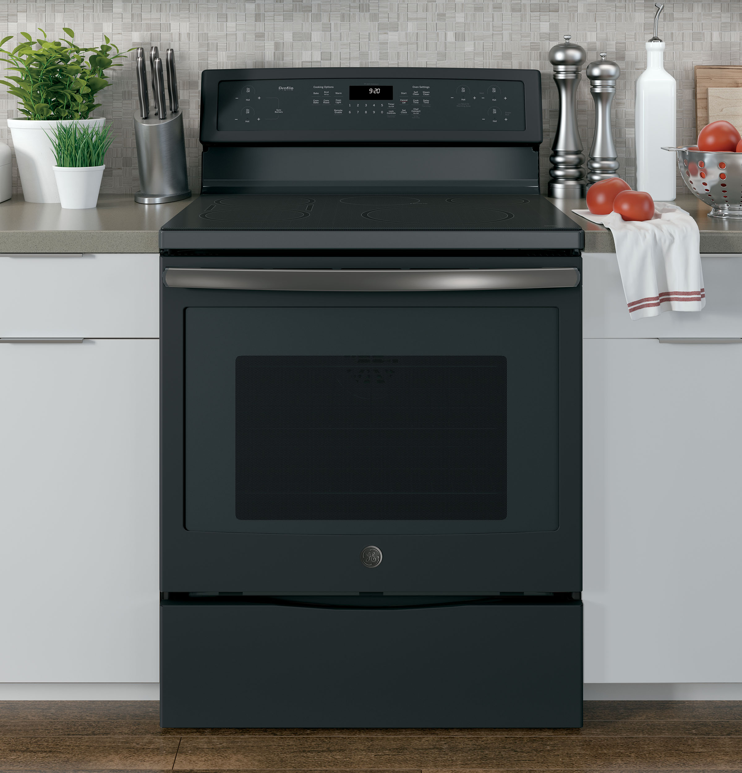 30" Smart Free-Standing Convection Range with Induction PHB920FJDS