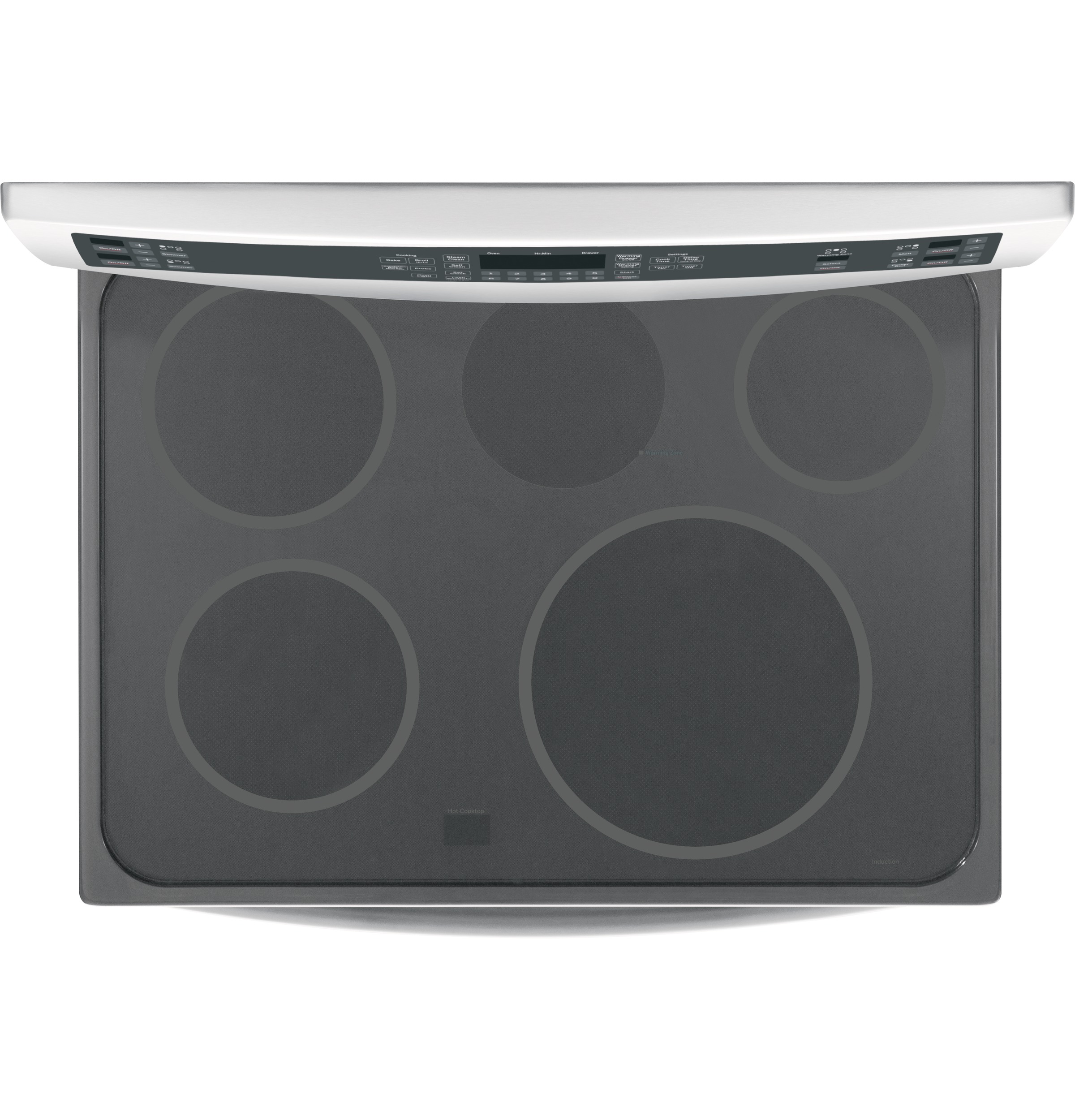 Series 30" Free-Standing Induction and Convection Range with Warming Drawer PHB920SFSS, product image 5 of 16