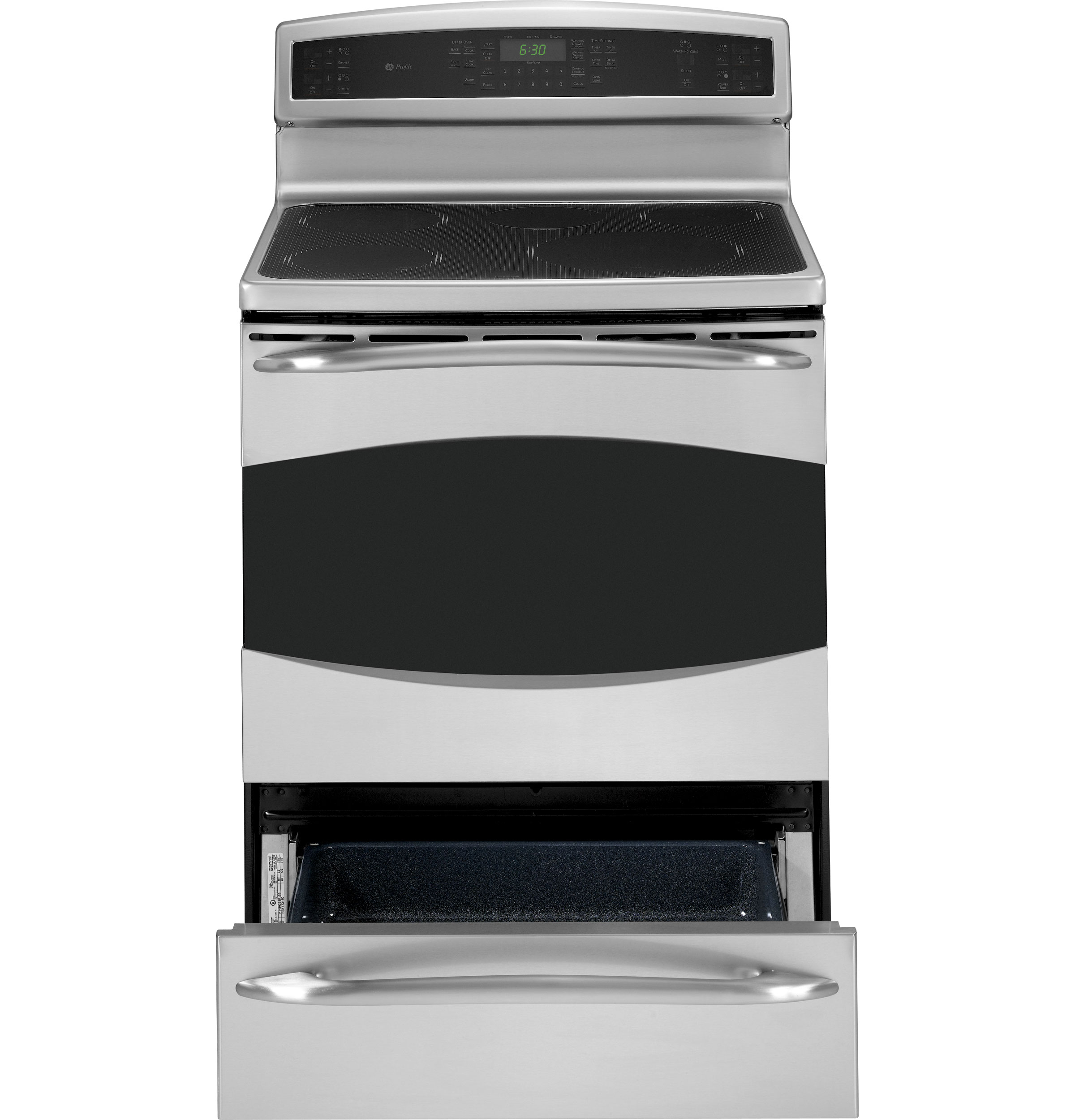 30" Free-Standing Electric Range PHB925SPSS, product image 3 of 10
