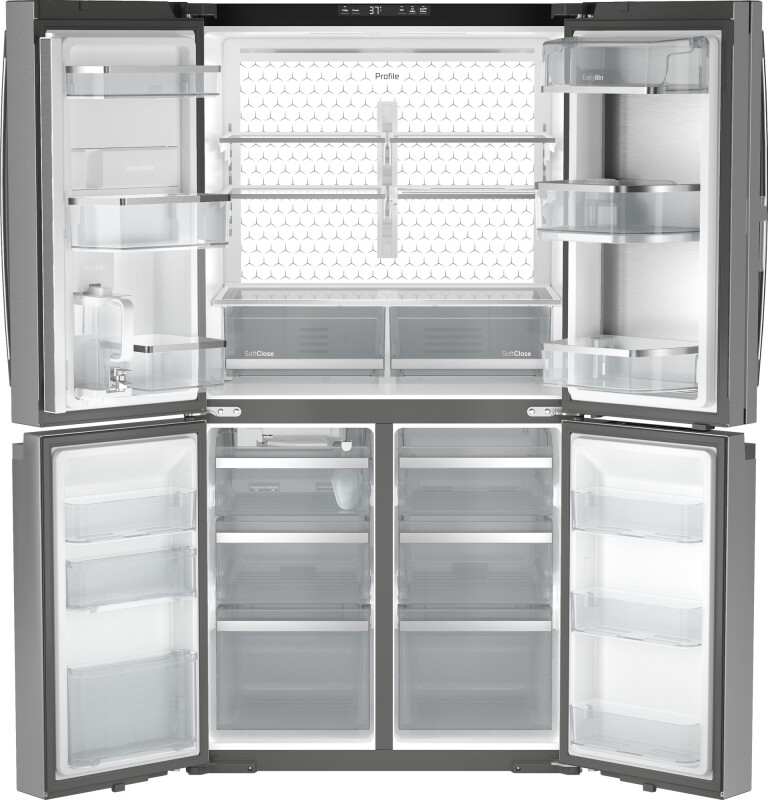 22.9 Cu. Ft. Counter-Depth Quad-Door Refrigerator with Dual-Dispense AutoFill Pitcher and Door in Door view 20