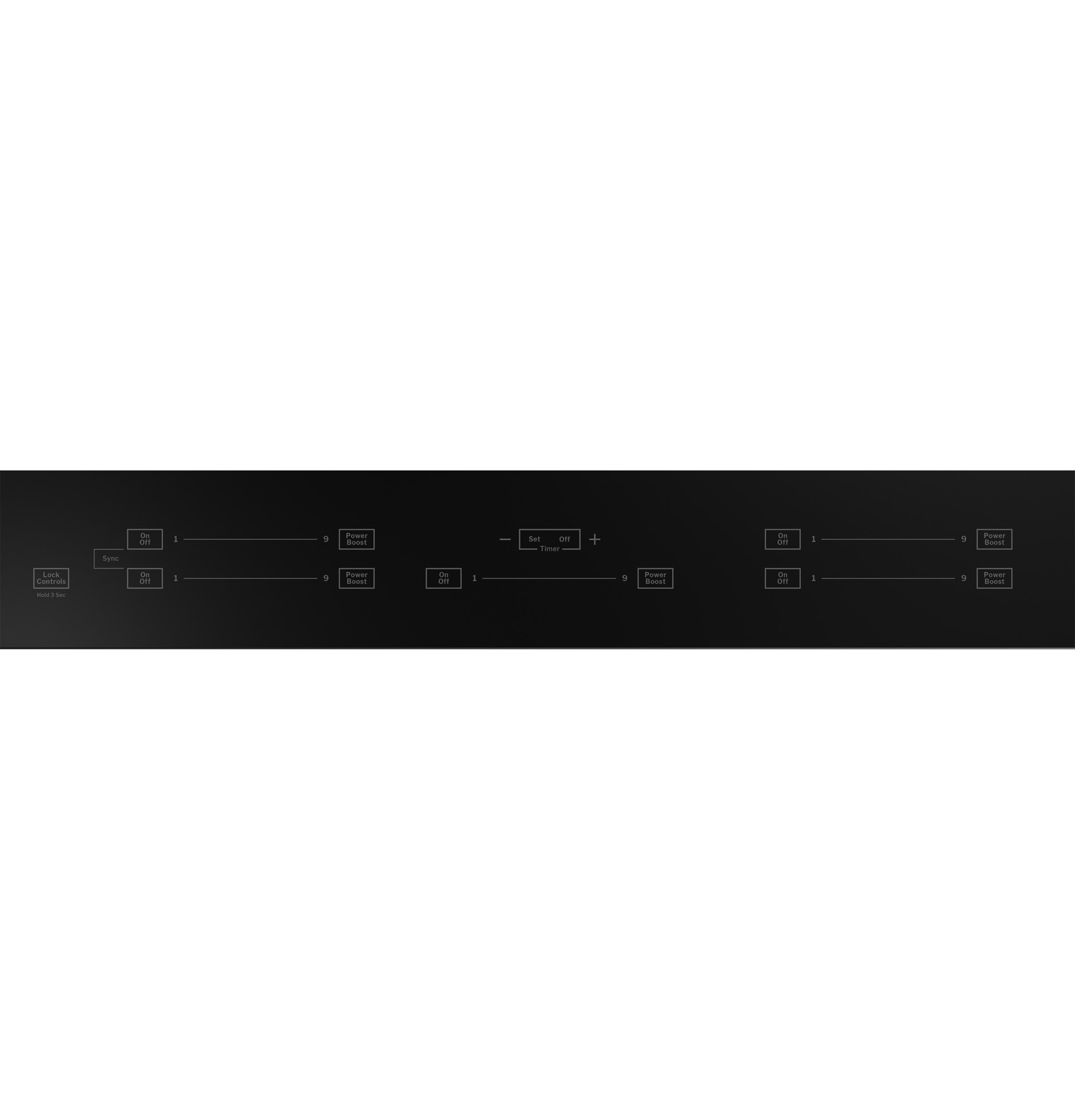 36" Induction Cooktop view 3