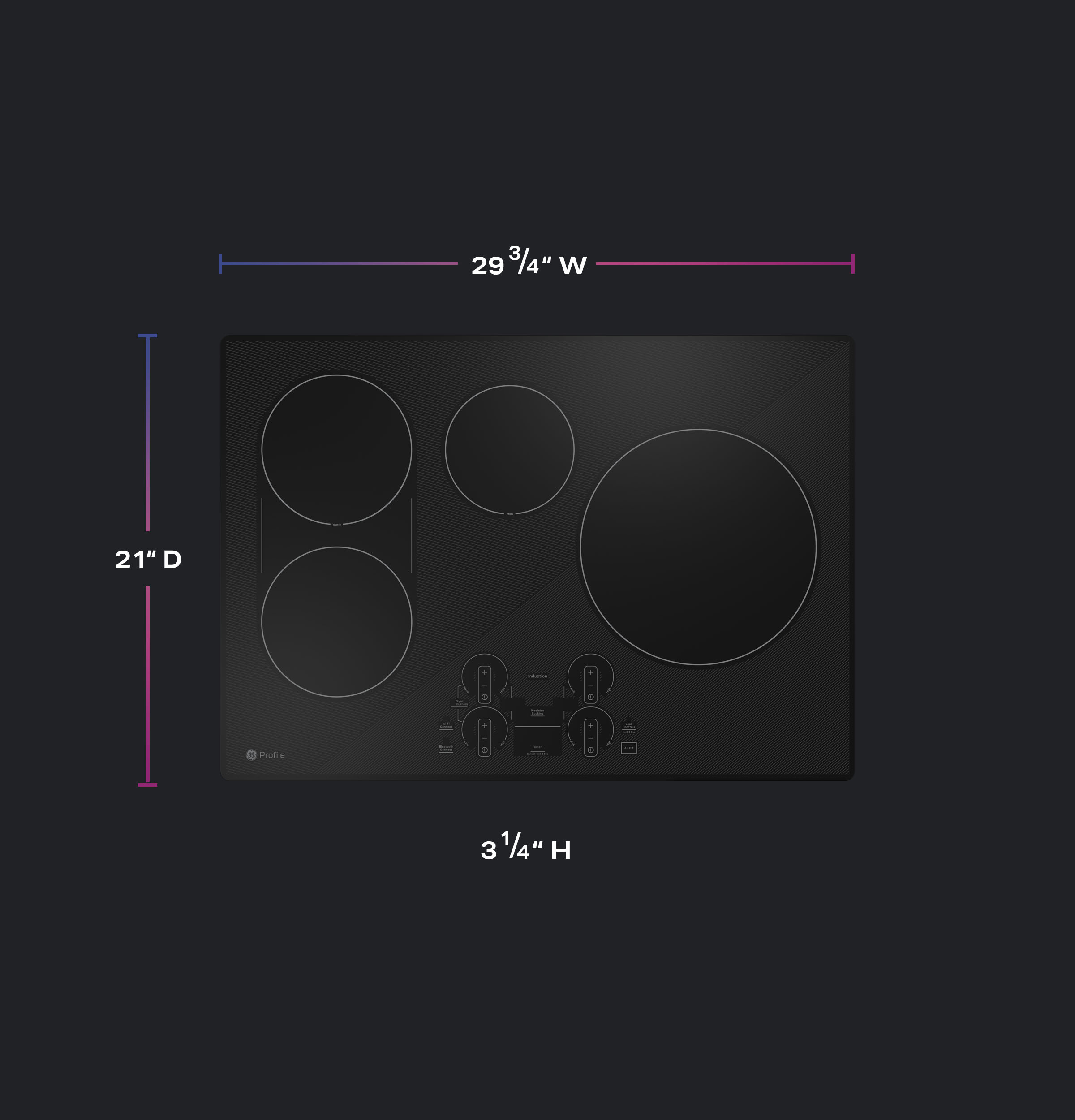 30" Built-In Touch Control Induction Cooktop view 5