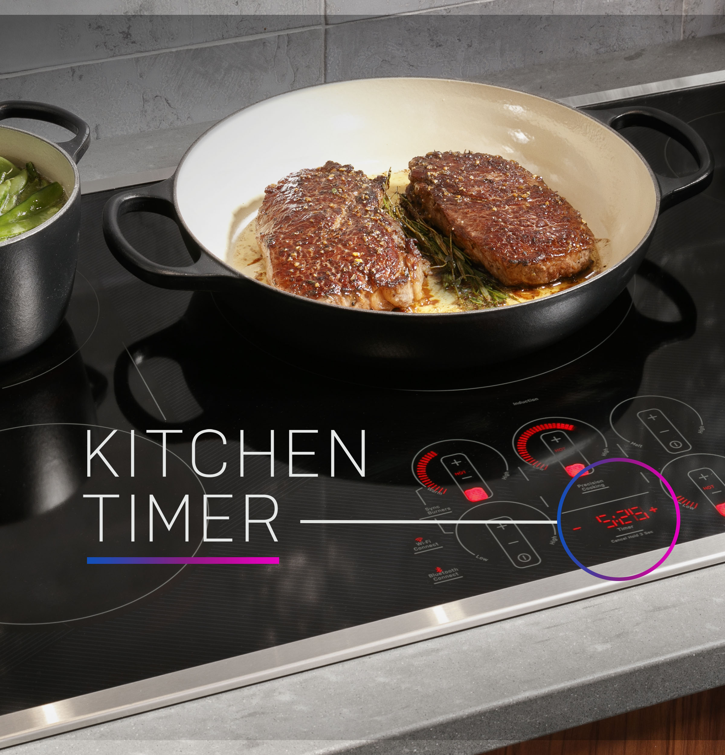 36" Built-In Touch Control Induction Cooktop view 6