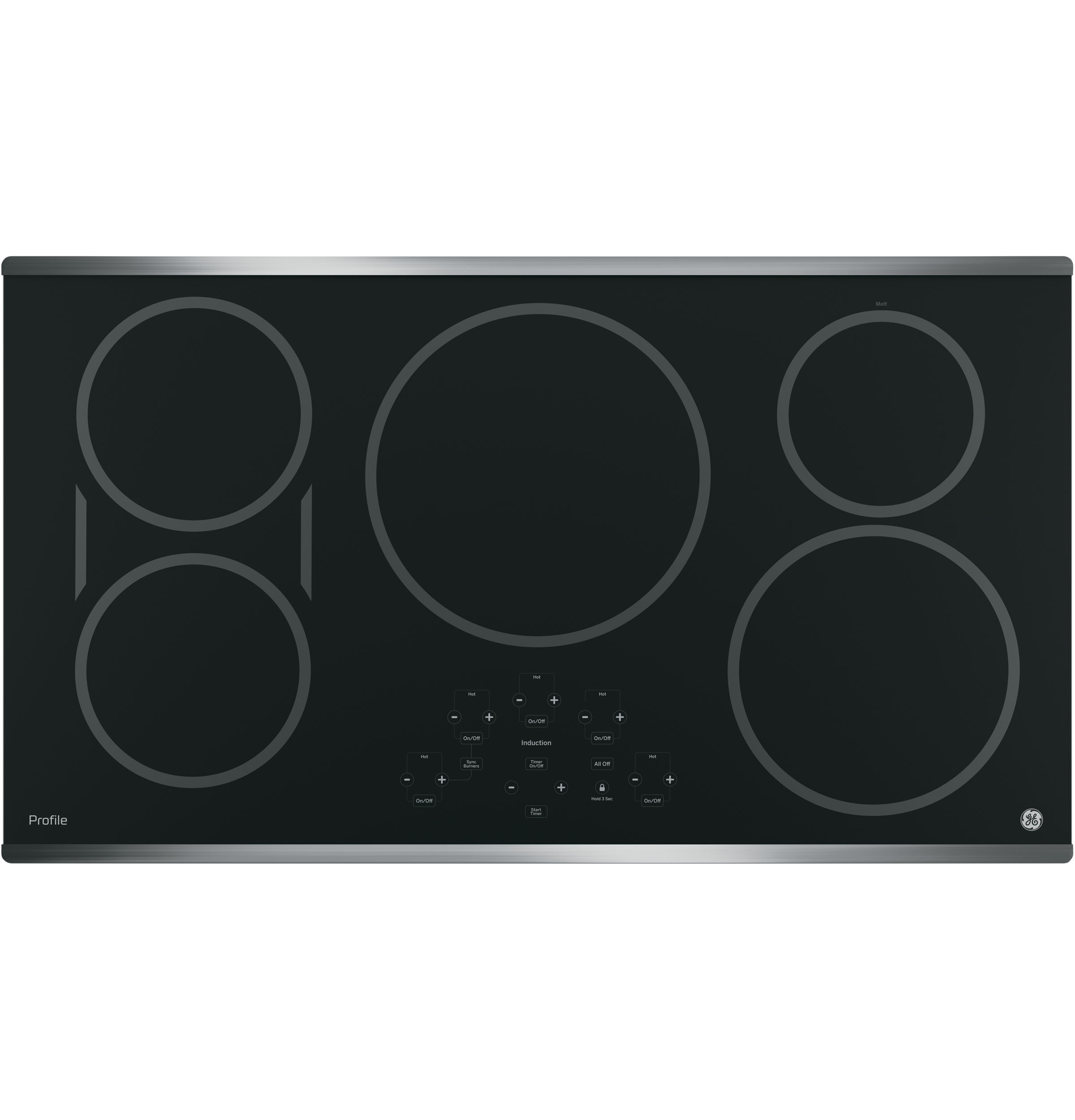 36" Built-In Touch Control Induction Cooktop PHP9036SJSS