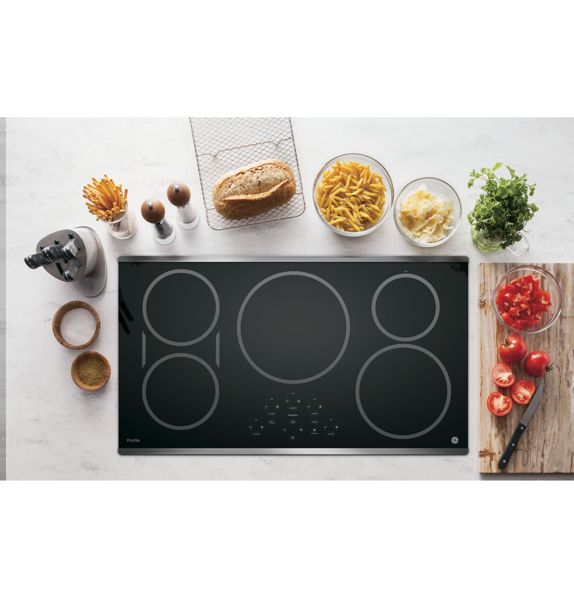 36" Built-In Touch Control Induction Cooktop PHP9036SJSS