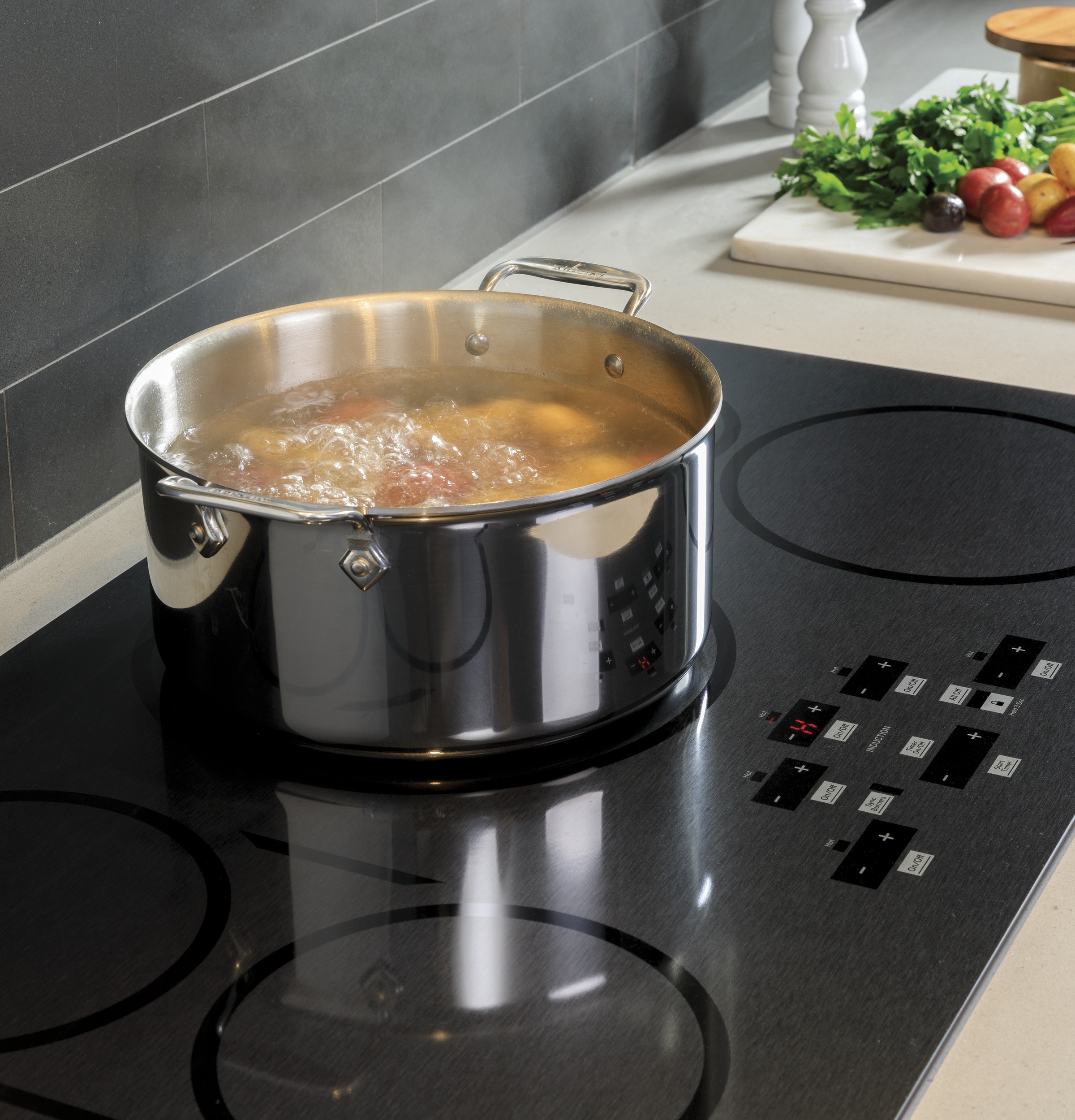 36" Built-In Touch Control Induction Cooktop PHP9036SJSS