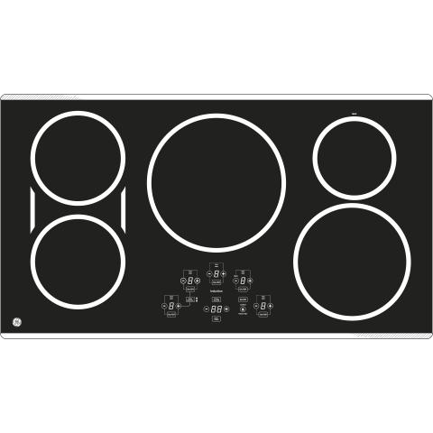 36" Built-In Touch Control Induction Cooktop PHP9036SJSS