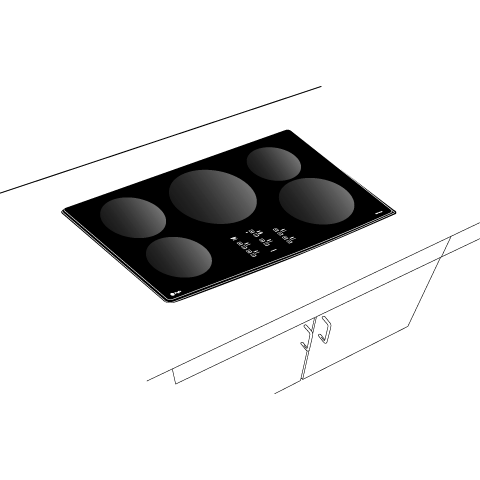 Series 36" Electric Induction Cooktop PHP960DMBB