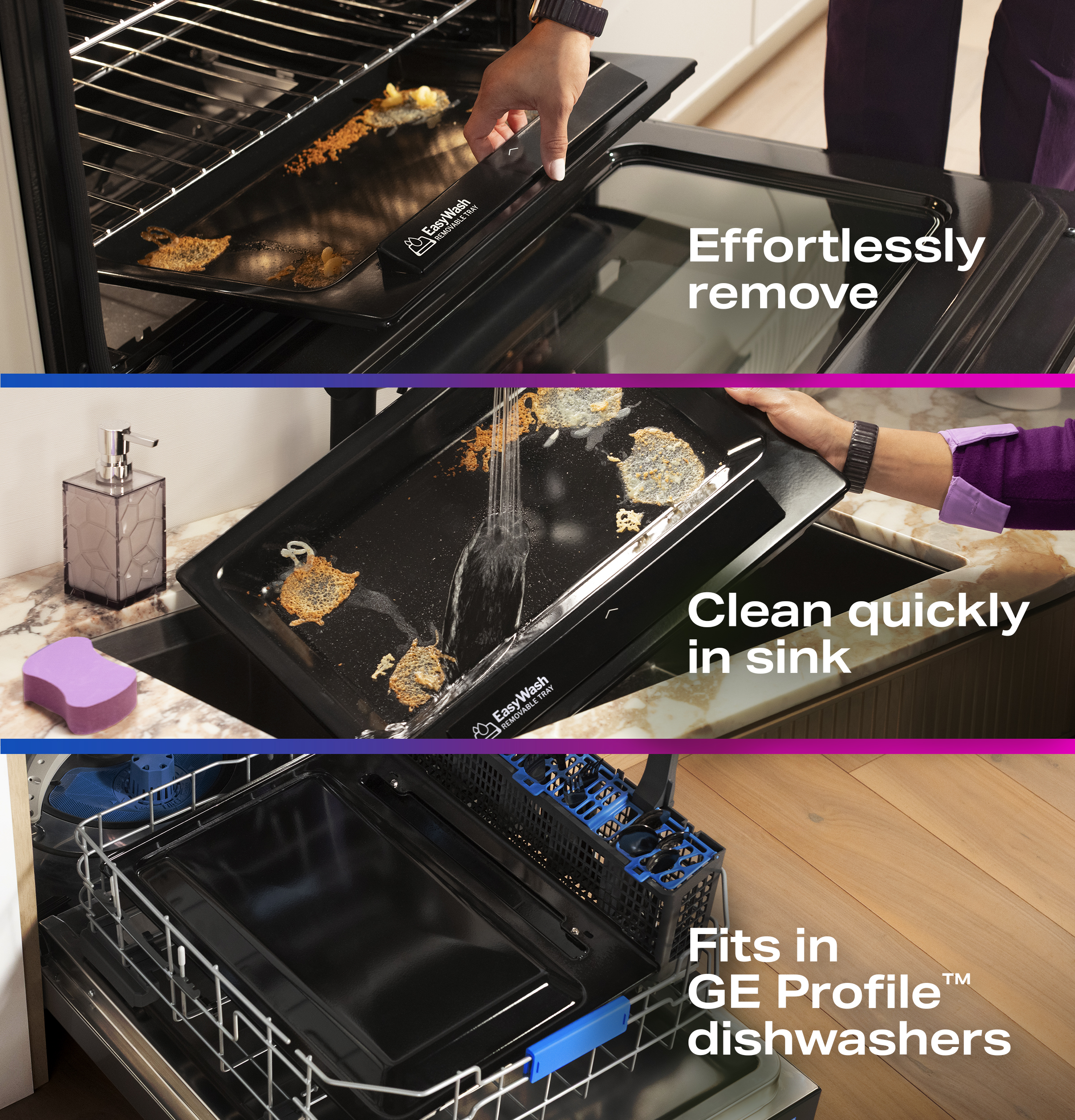 30" Smart Slide-In Induction and Convection Range with No Preheat Air Fry and EasyWash Oven Tray view 28